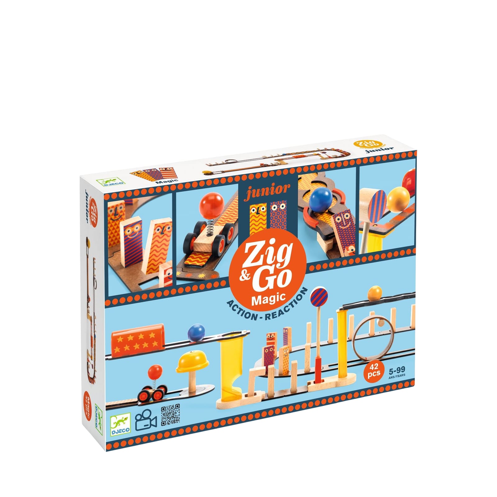 Zig and Go Construction Game - Magic 43 Pieces