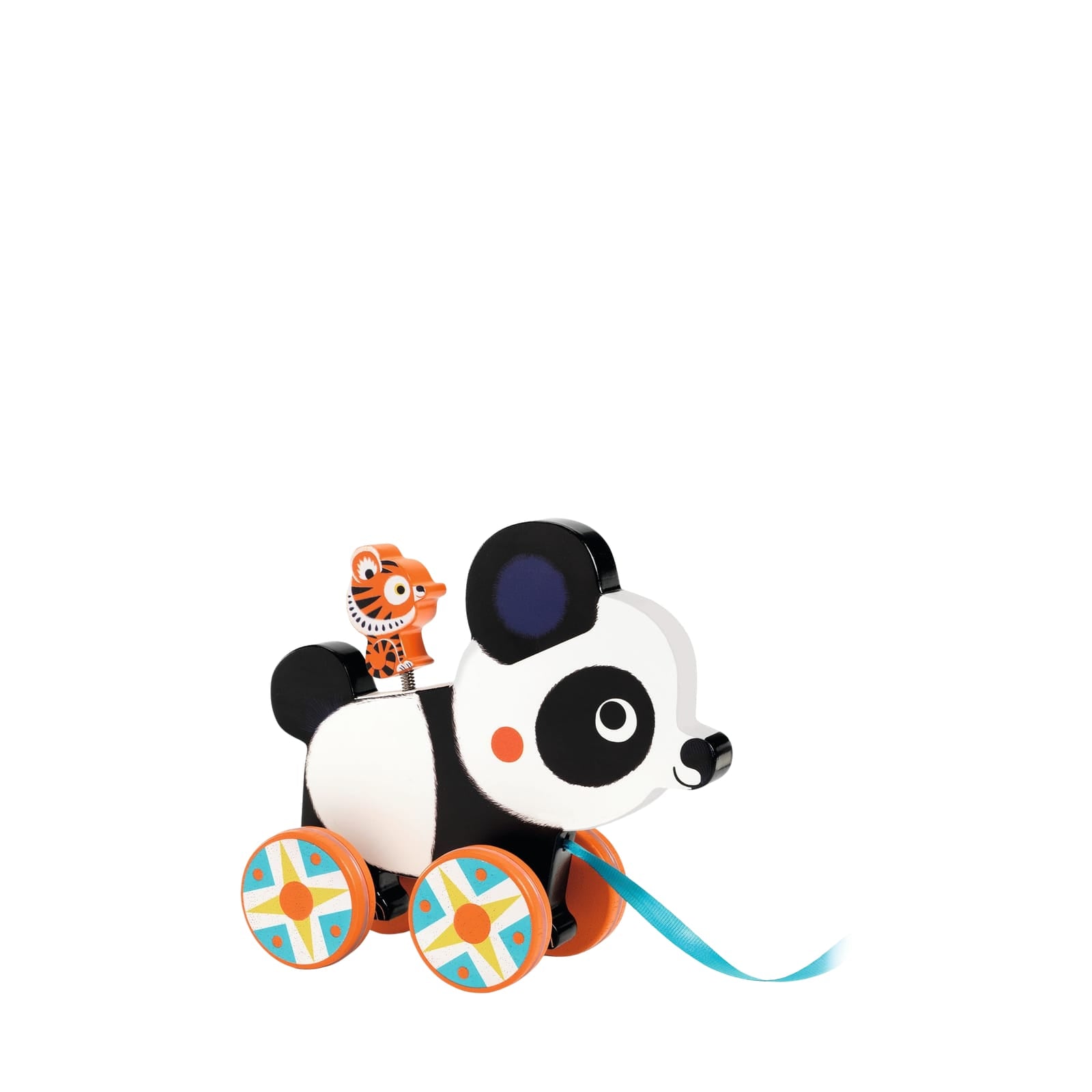 Pull Along Wooden Panda