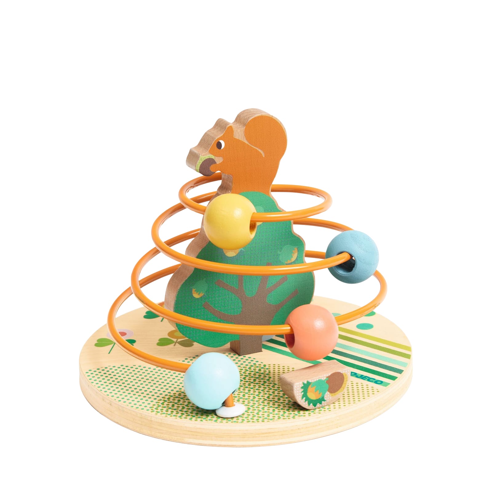 Wooden Bead Abacus - Roll a Nut