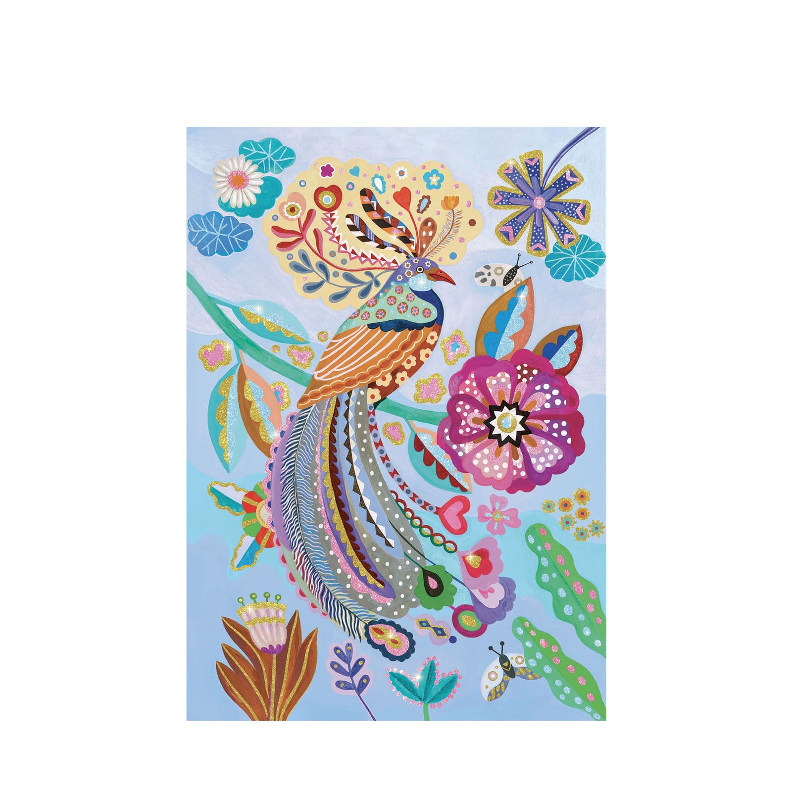 50 Piece Glittery Puzzle - Sparkling Bird