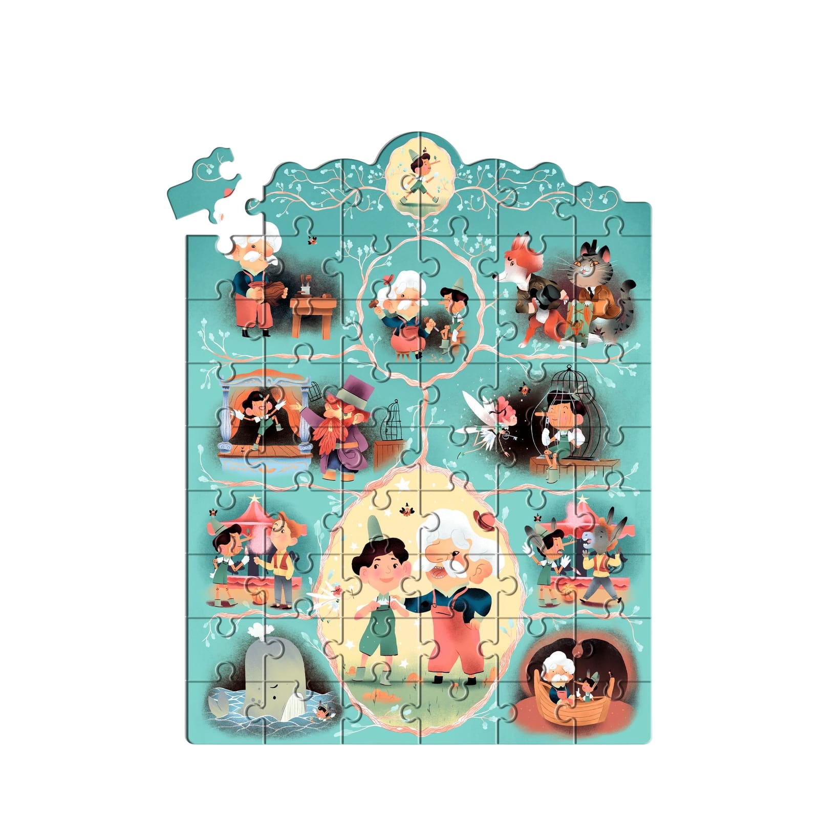 54 Piece Story Puzzle - Pinocchio