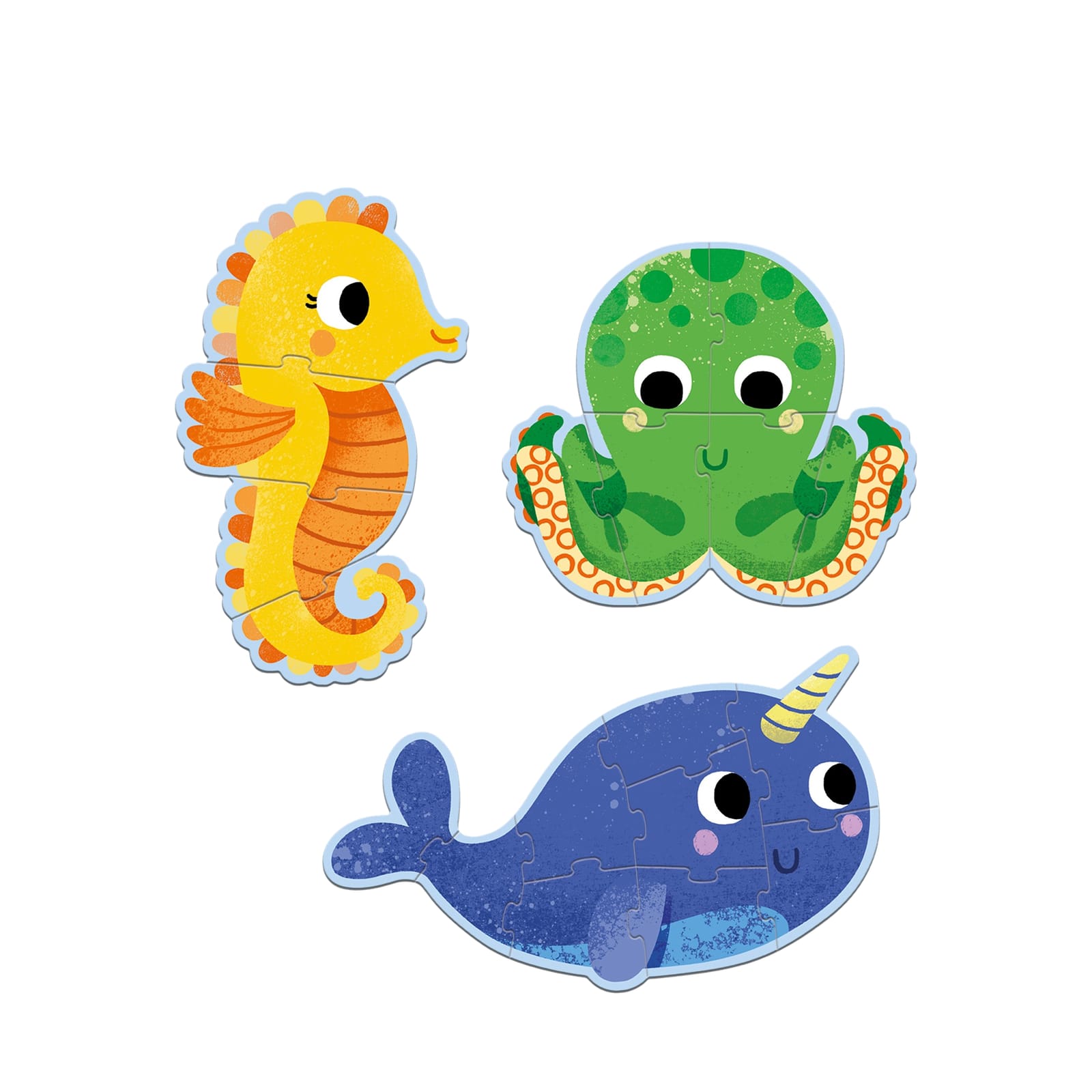 4 Progressive Puzzles - In The Sea