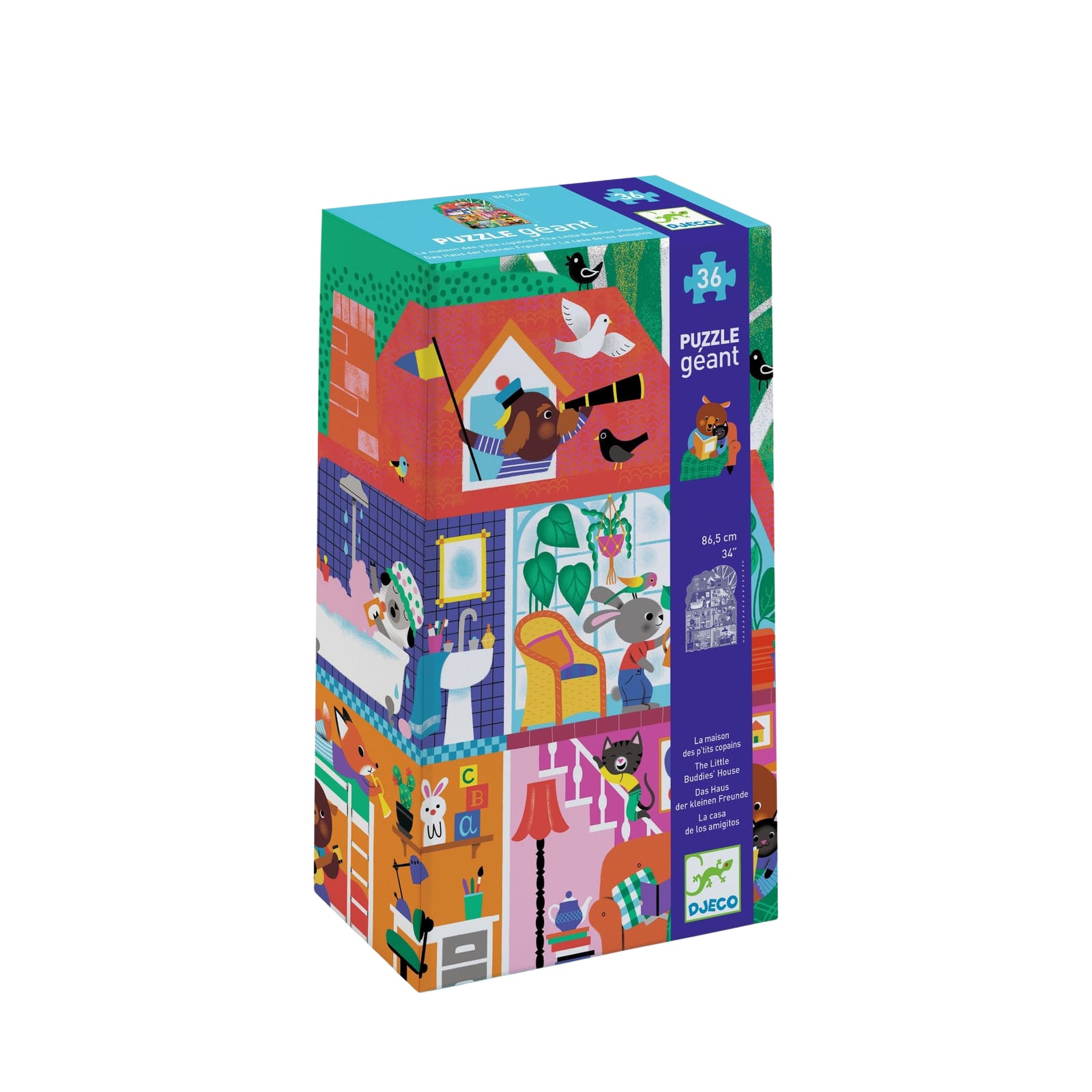 Giant 36 Piece Puzzle - The Little Buddies House