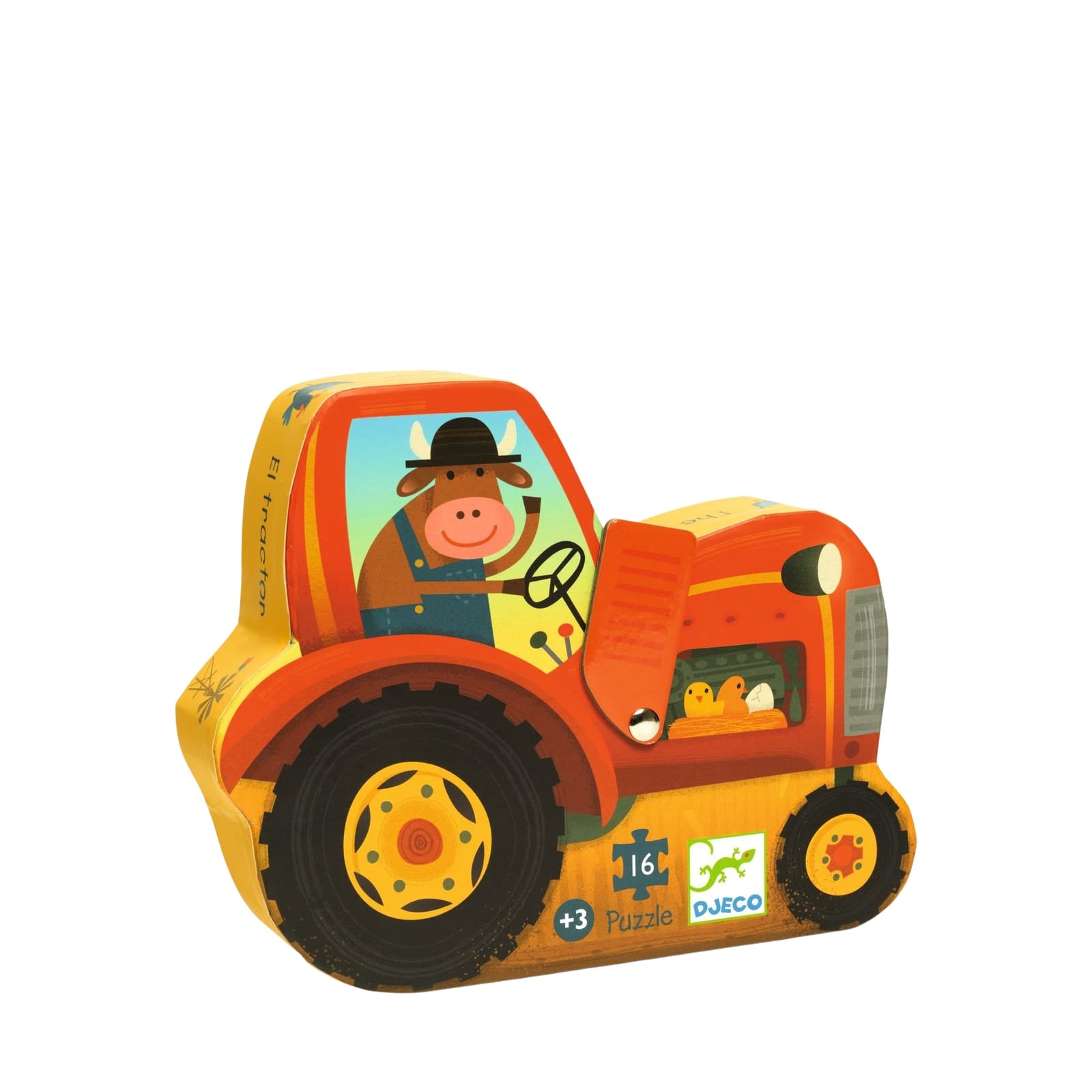 Silhouette 16 Piece Puzzle - The Tractor
