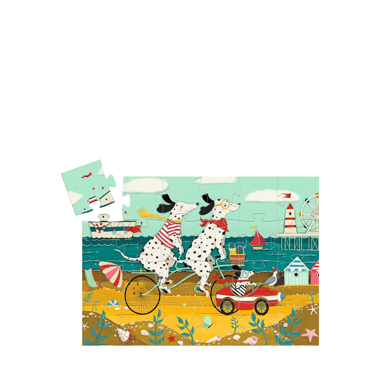 Silhouette 24 Piece Puzzle - Ollie The Dalmatian