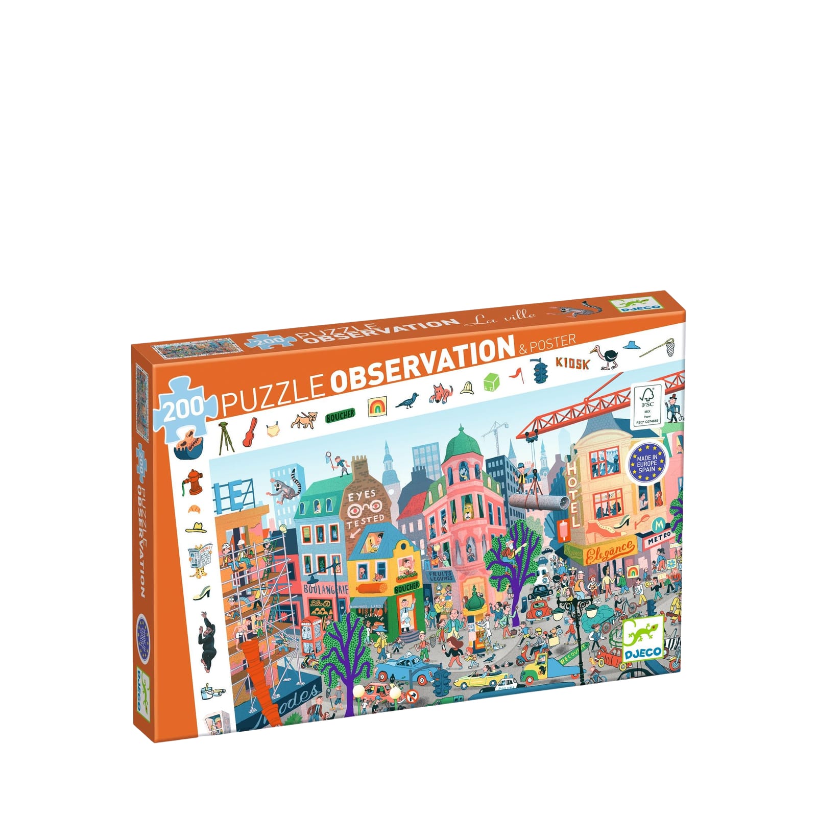 200 Piece Puzzle - The City