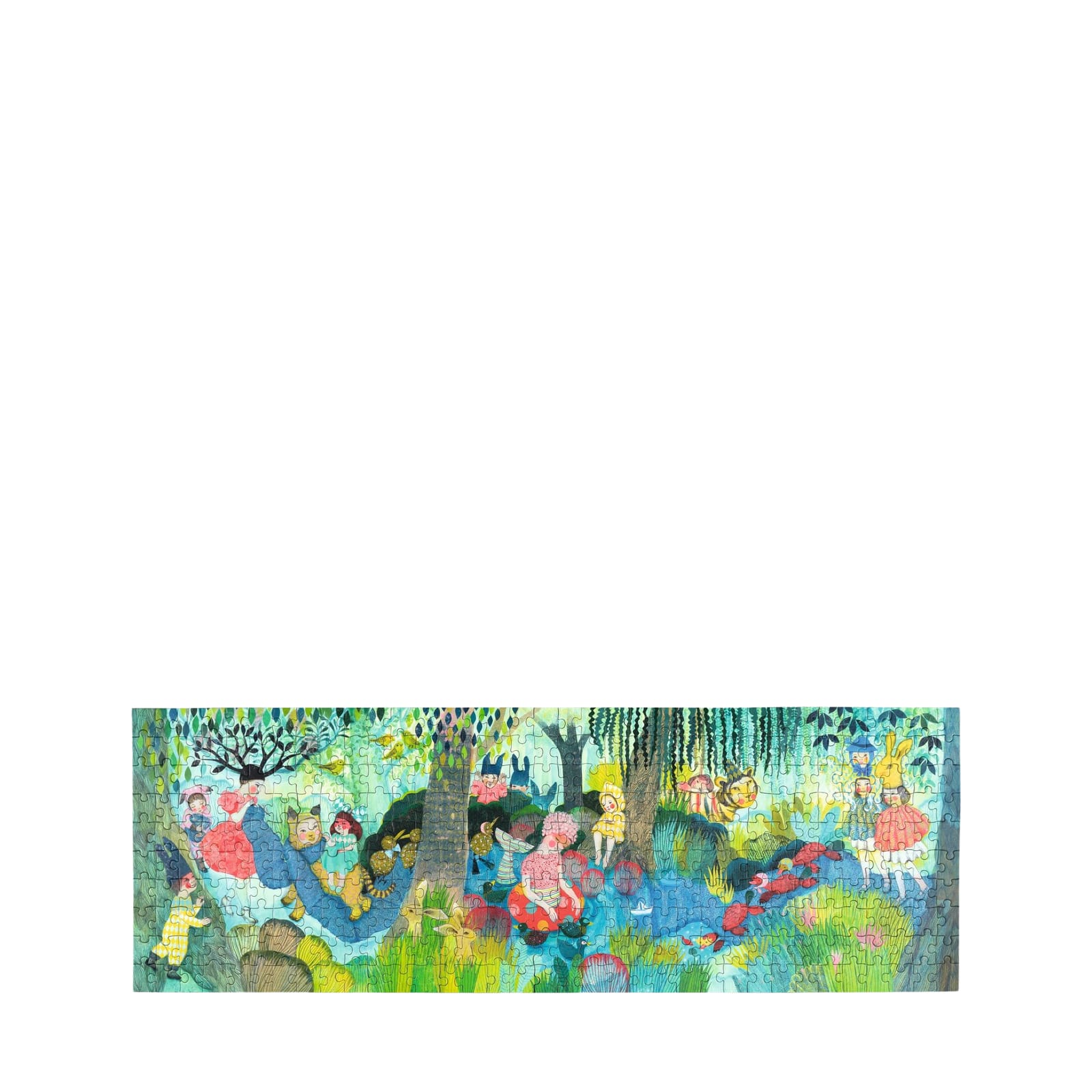 350 Piece Puzzle Gallery - River Party