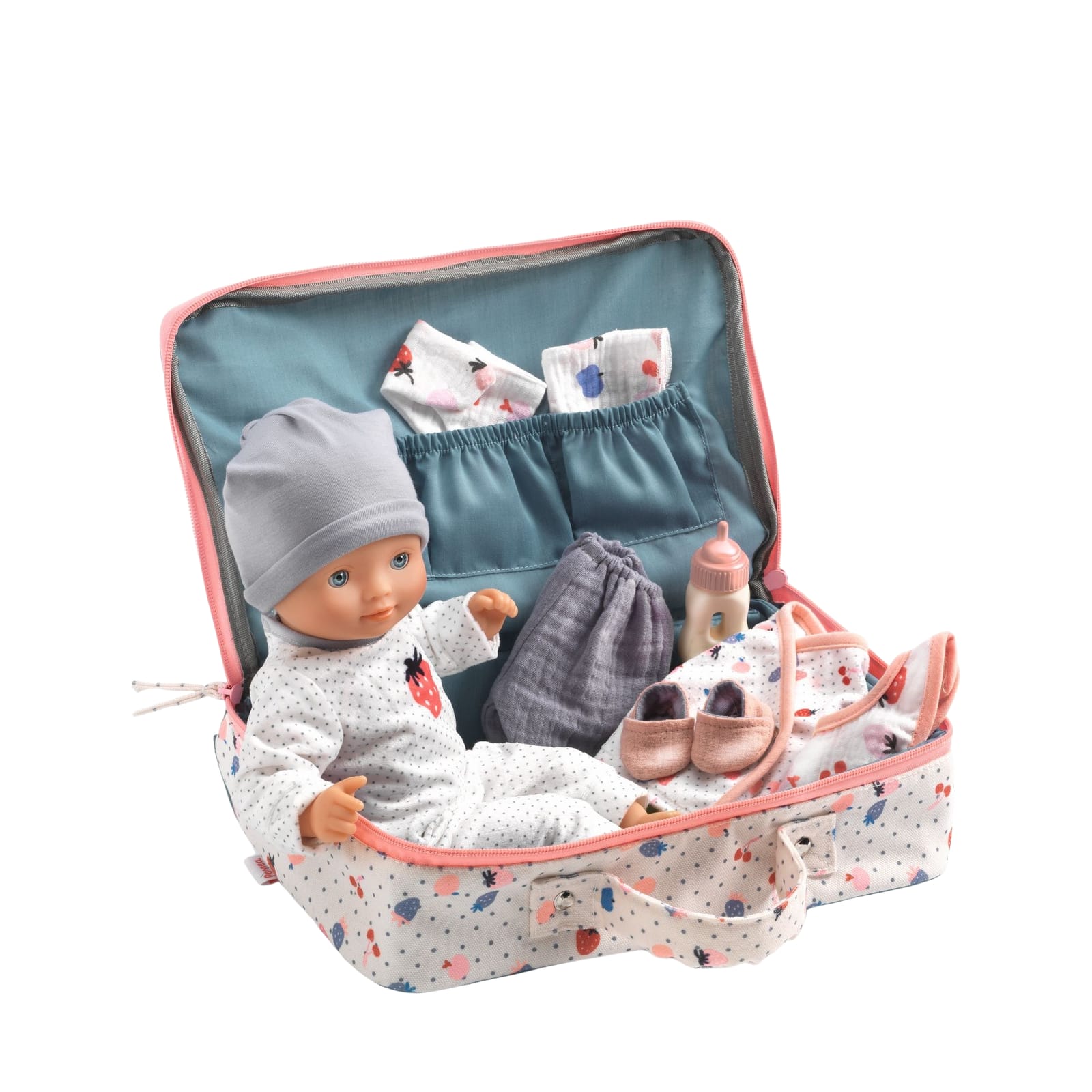 Baby Doll 32cm Suitcase and Accessories - Vanille