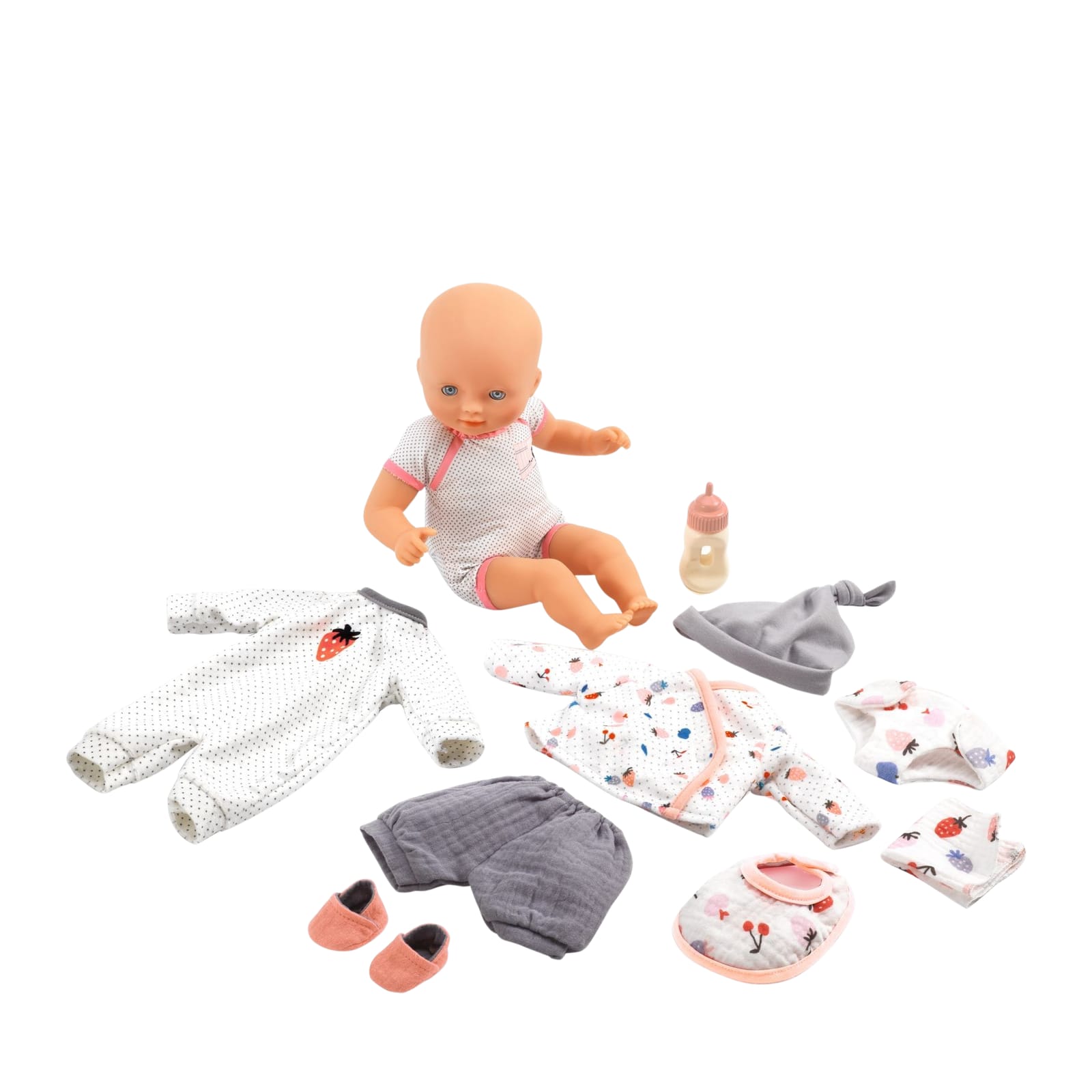 Baby Doll 32cm Suitcase and Accessories - Vanille