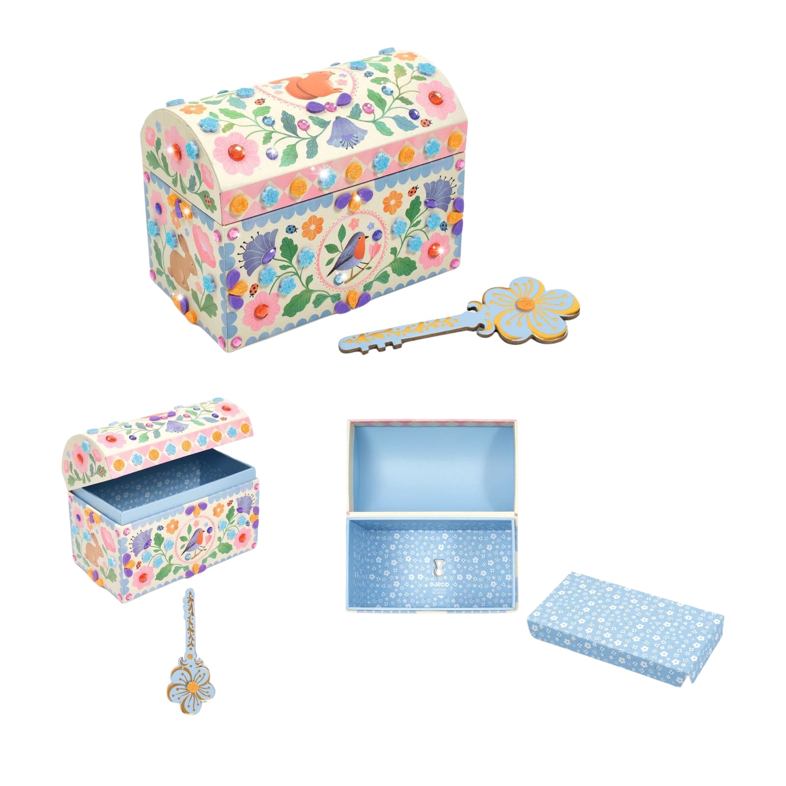 Do It Yourself Craft Set - Chests Precious Treasure