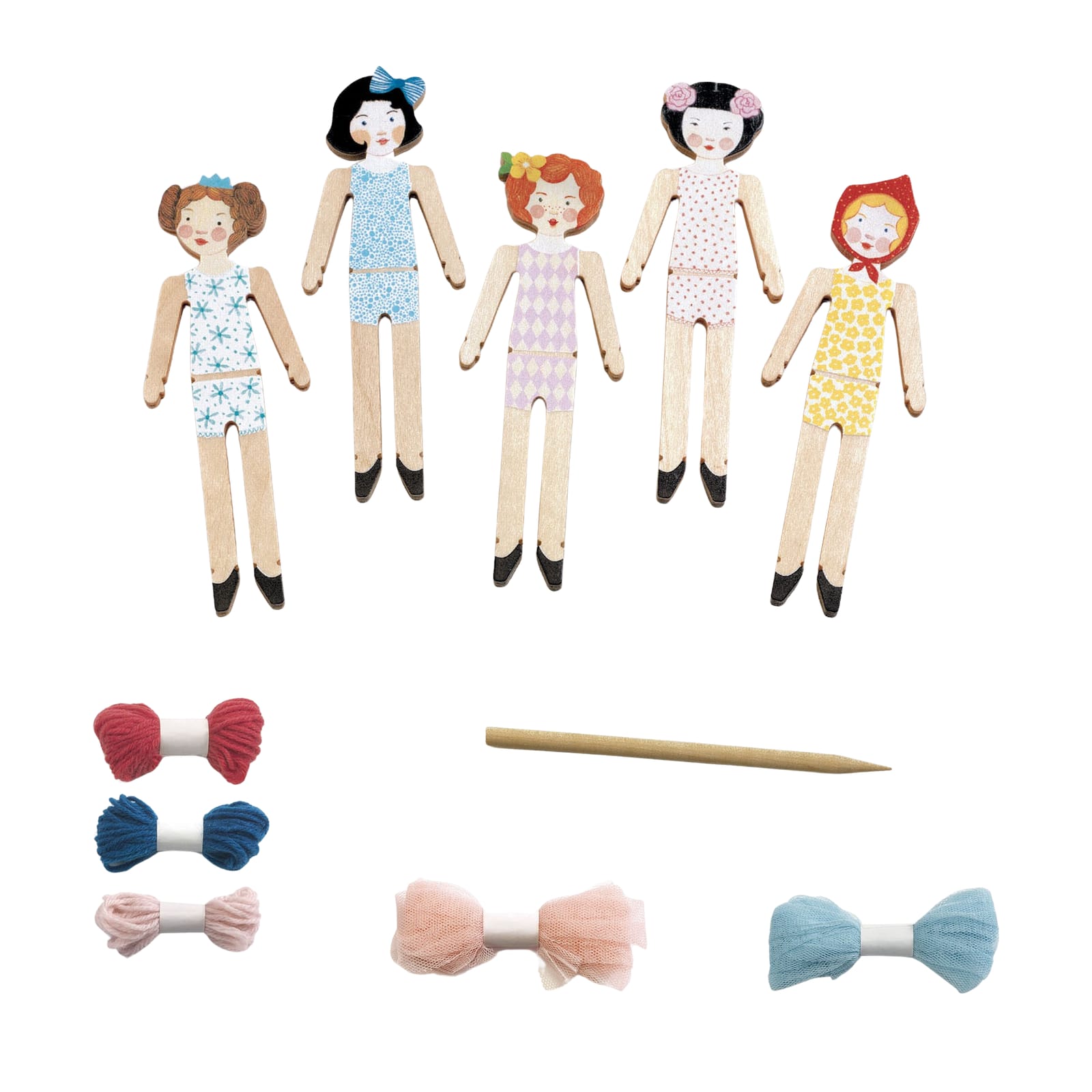 Do It Yourself Craft Set - 5 Worry Dolls