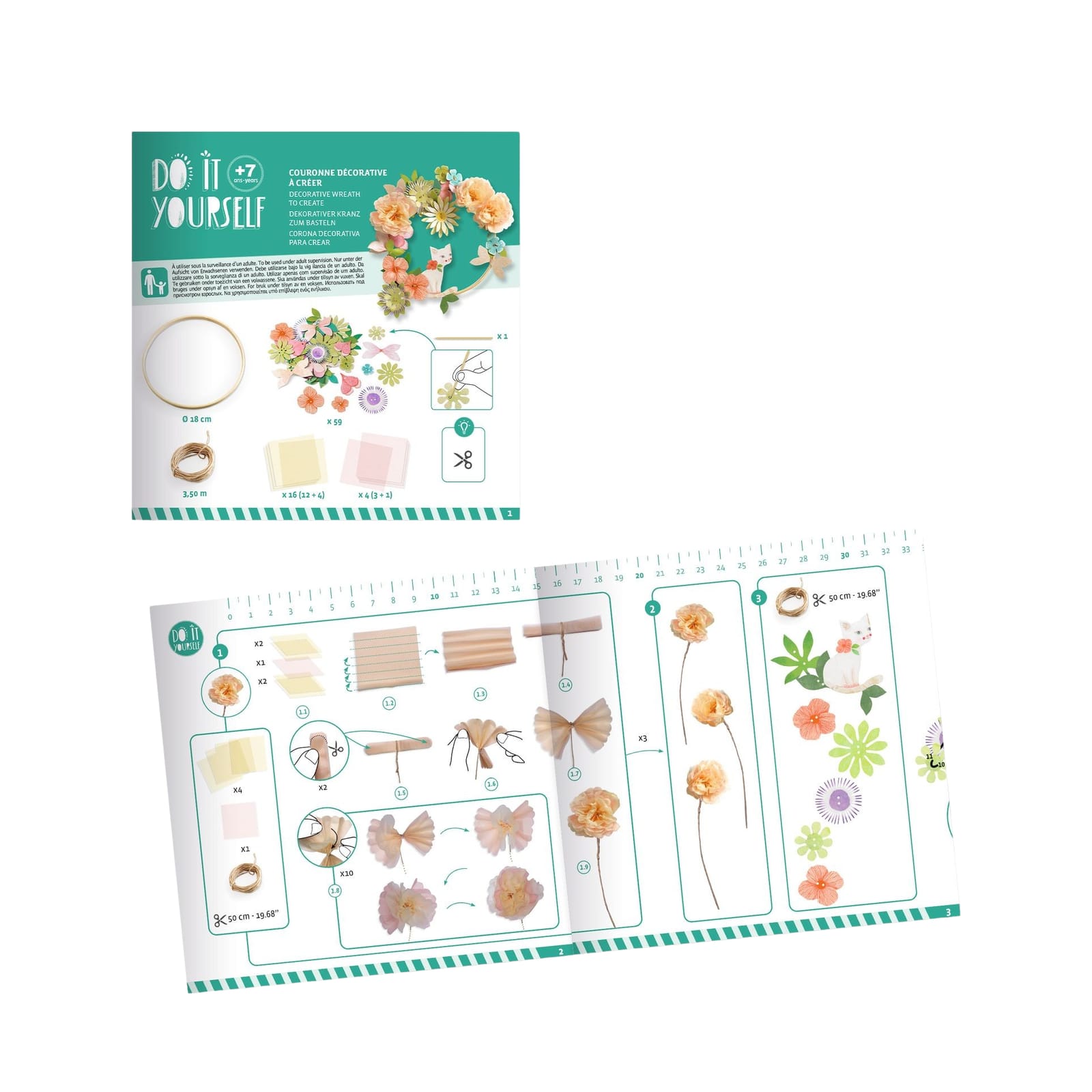 Do It Yourself Craft Set - Dalia Wreath