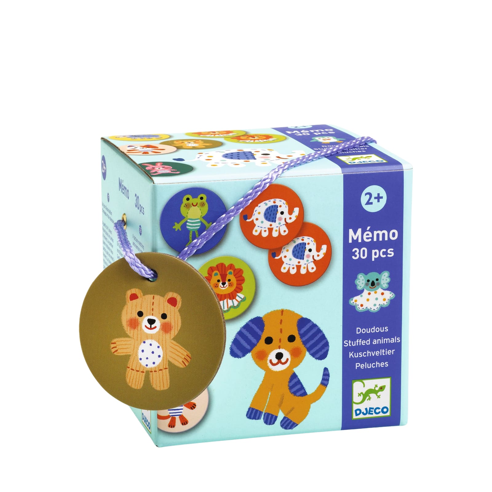 16 Piece Memory Game - Stuffed Animals