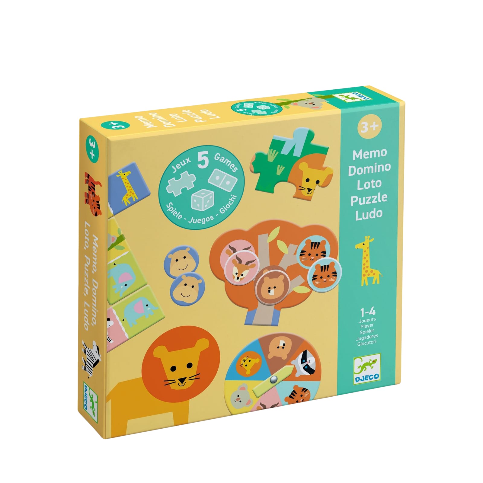 5 Games - Savannah Animals
