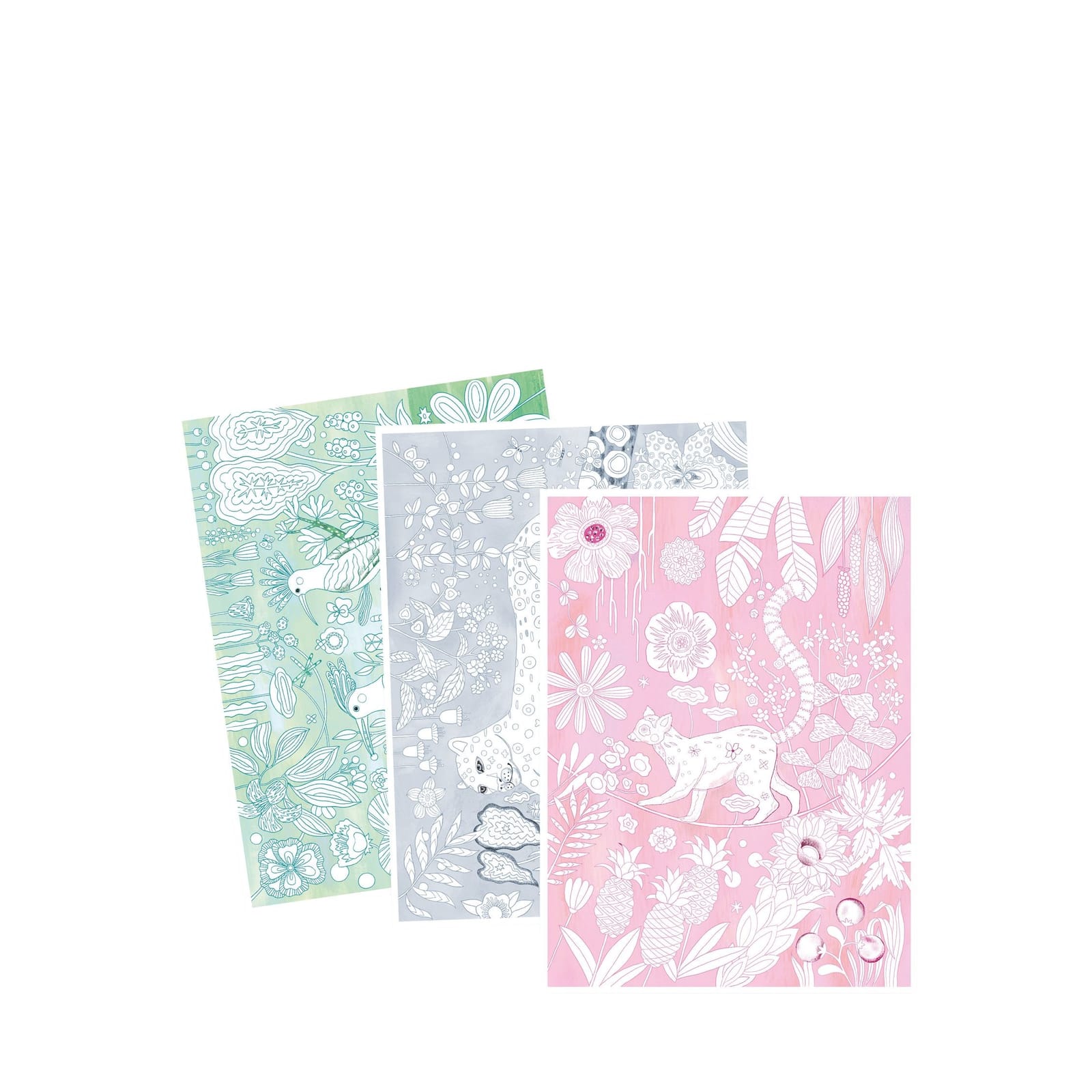 3 Colouring Posters - Wilderness
