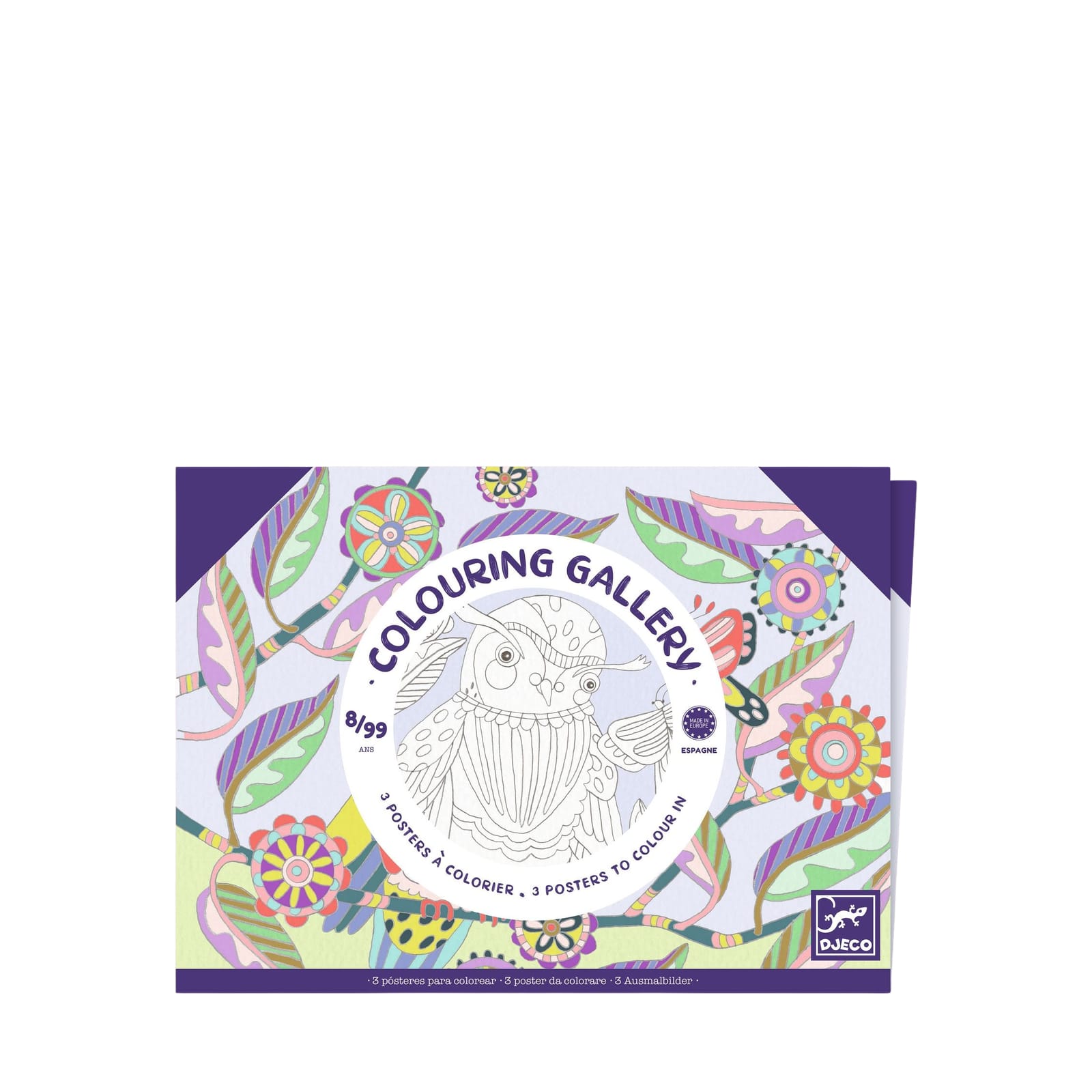 3 Colouring Posters - Birds