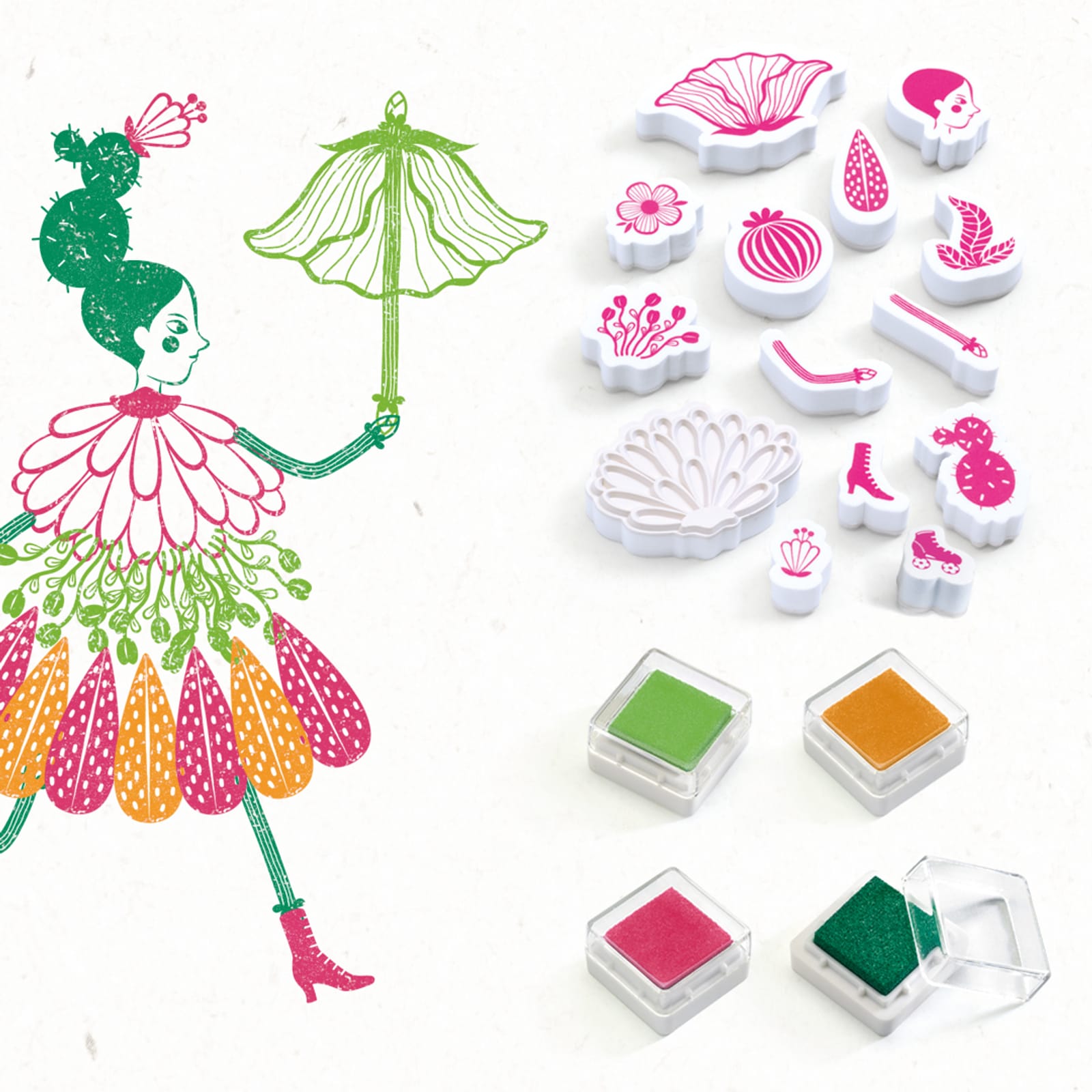 Stamps Craft Set - Flower Girls