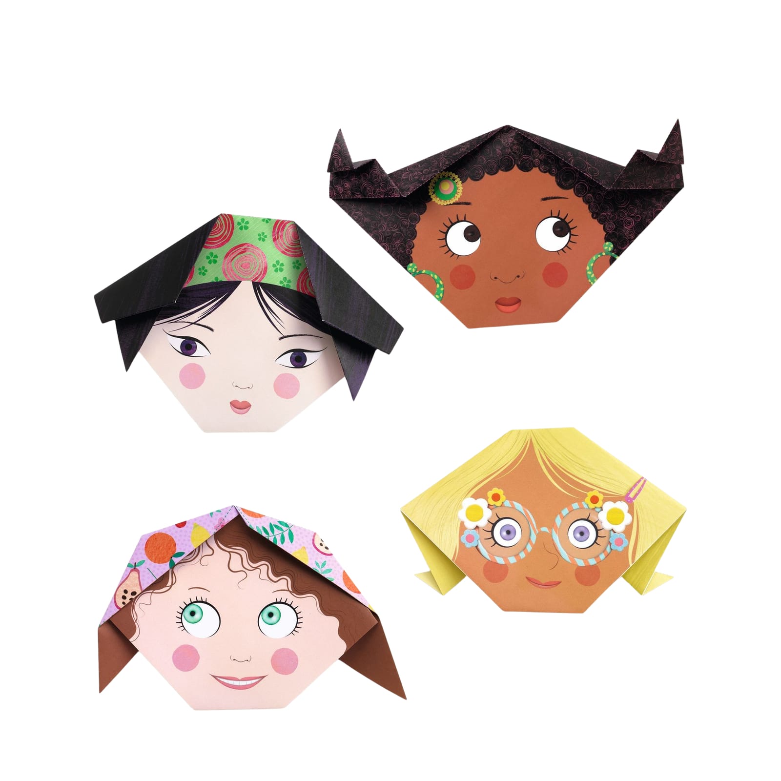 Origami Craft Set - Pretty Faces