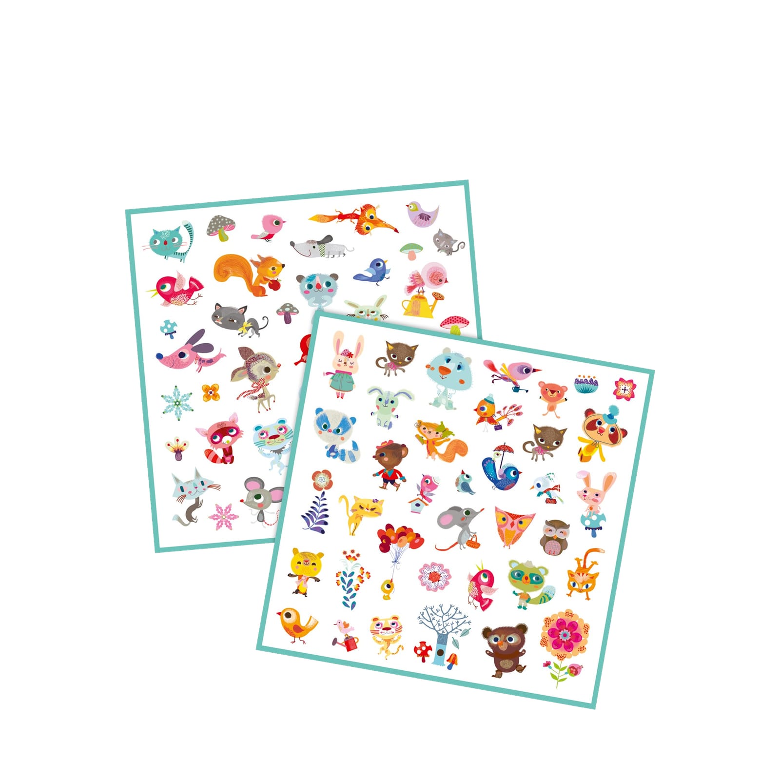 160 Stickers On Sheets - Little Friends
