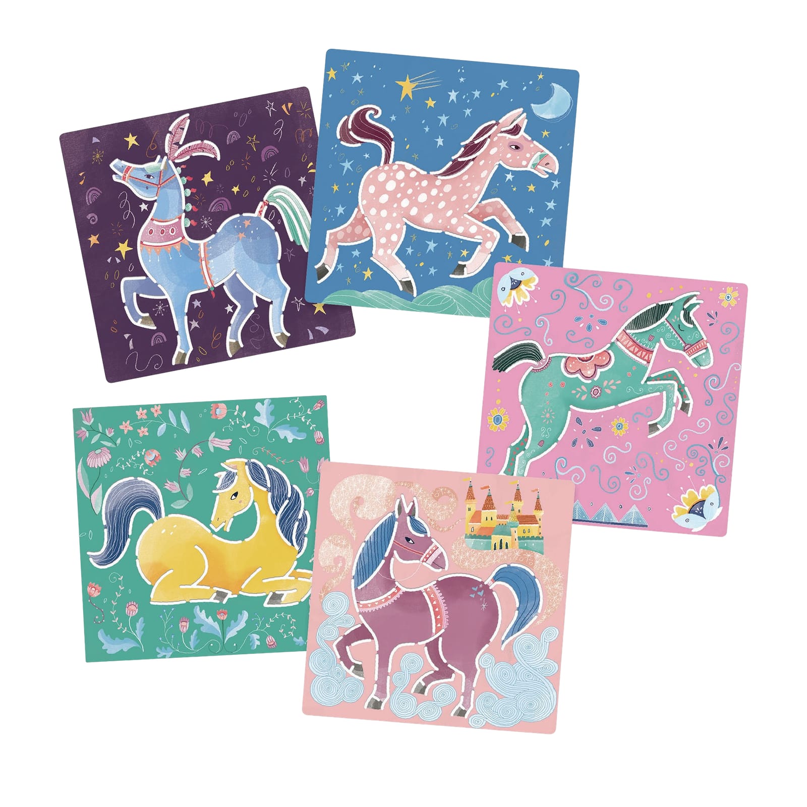 Stencil Craft Set - Horses