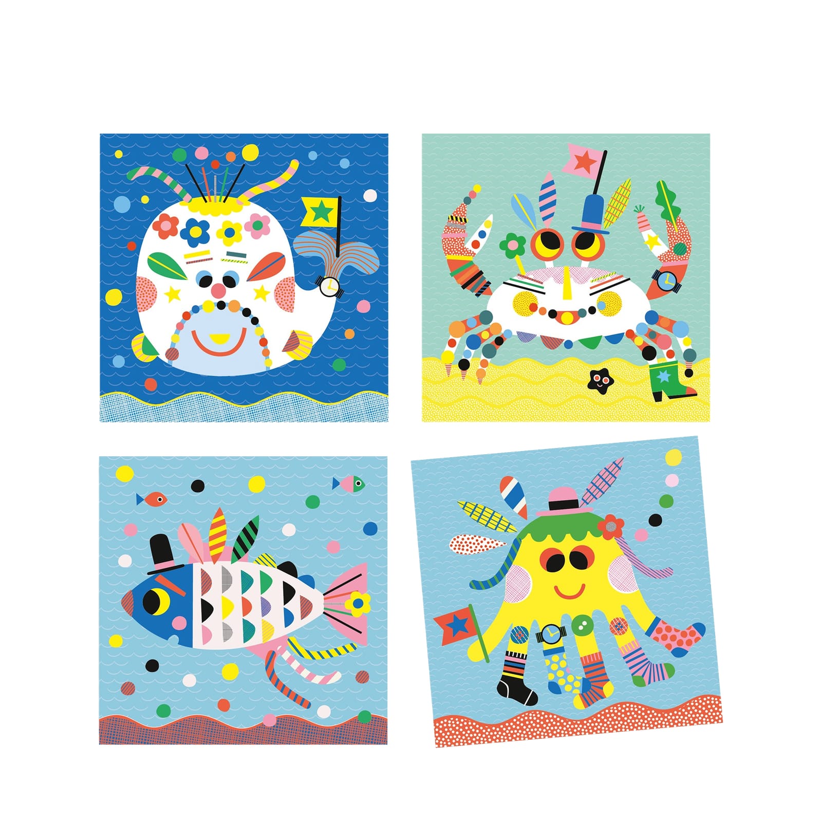 Stickers Craft Set - Sea Creatures