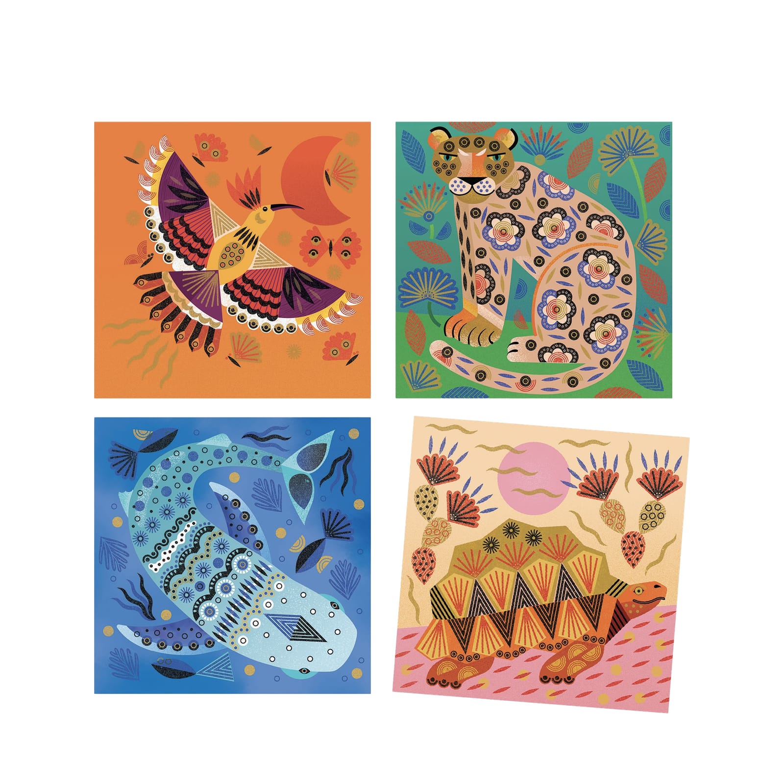 Stamps Craft Set - Patterns and Animals