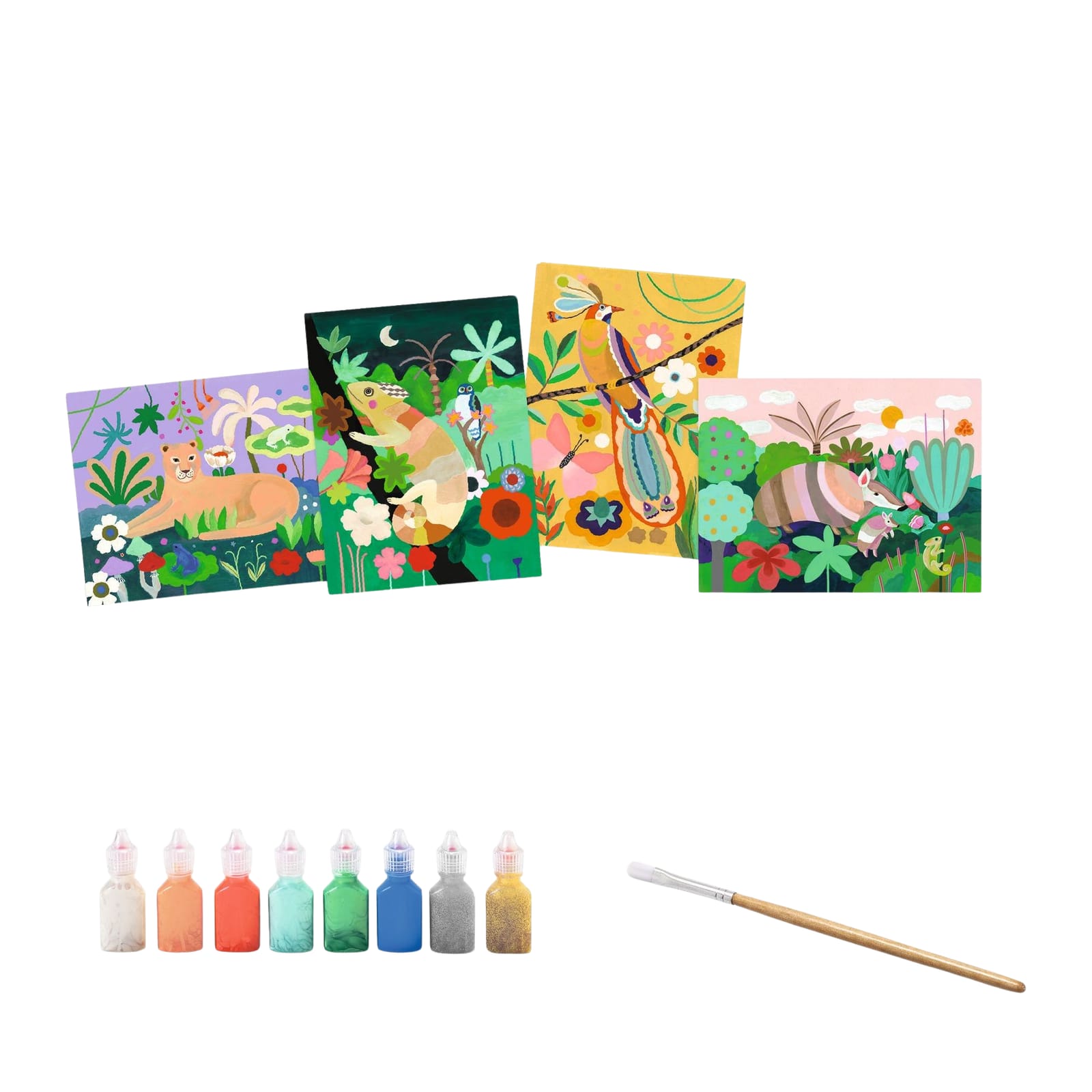 3D Painting Craft Set - Tropical Forest