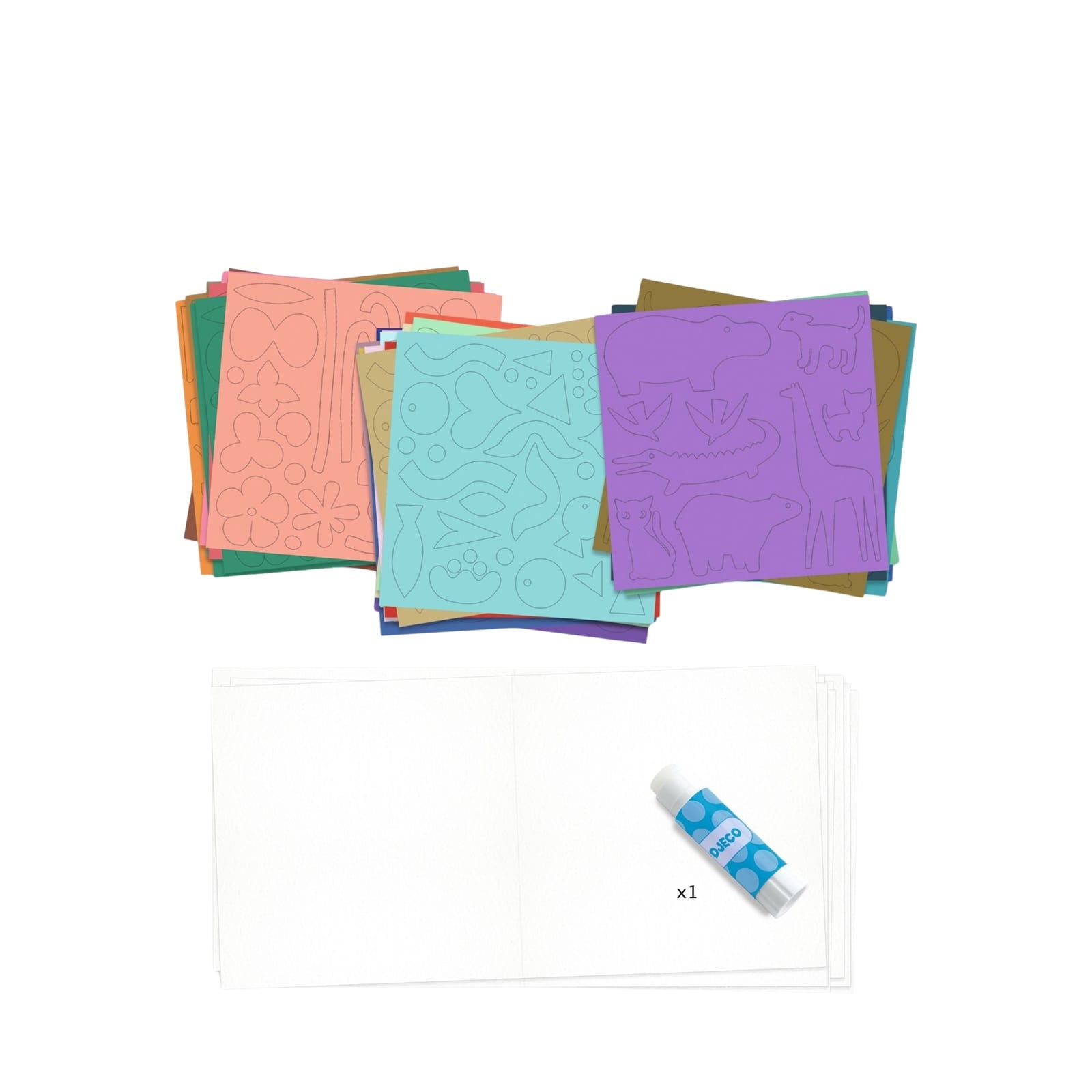 Paper Collage Craft Set - Little Papers