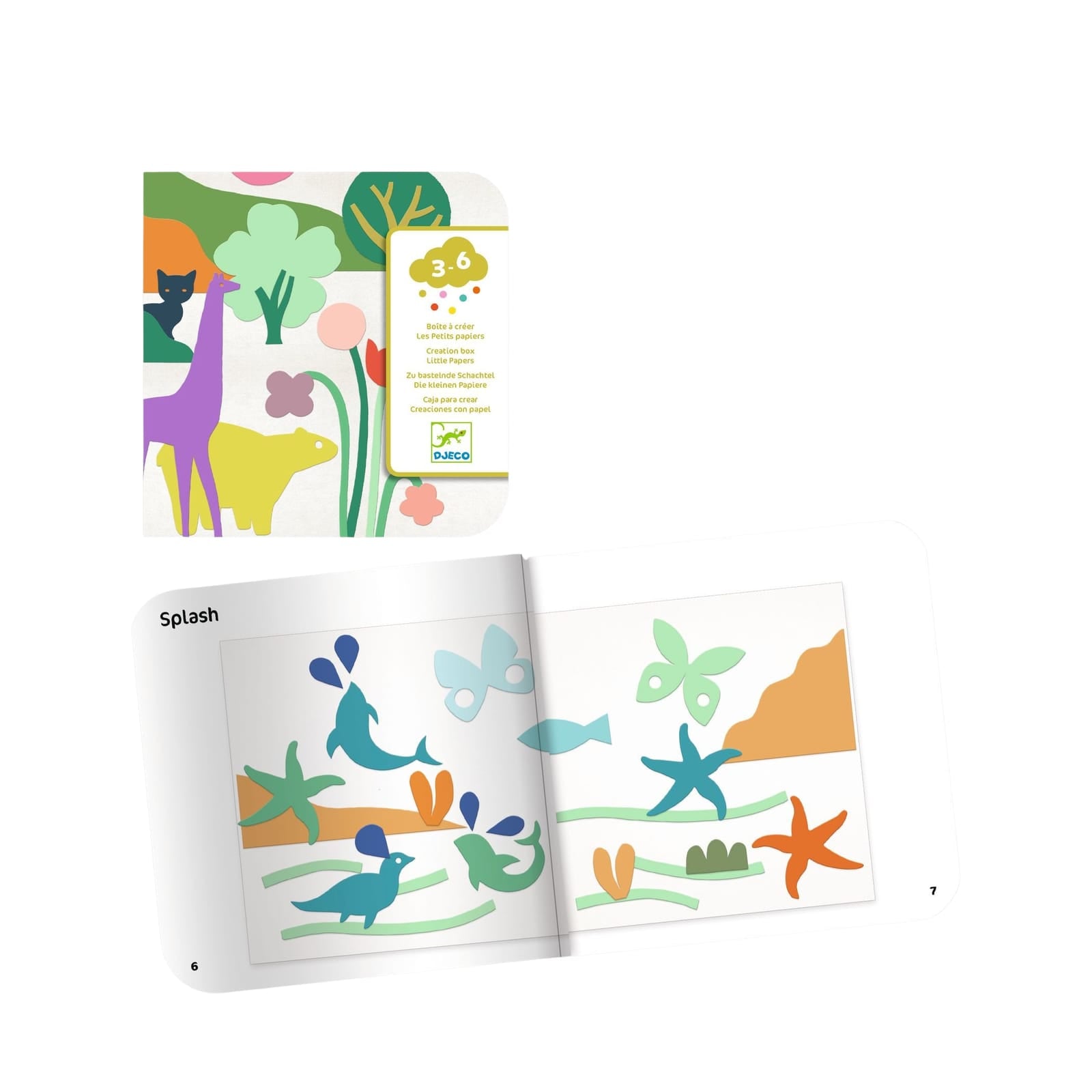 Paper Collage Craft Set - Little Papers