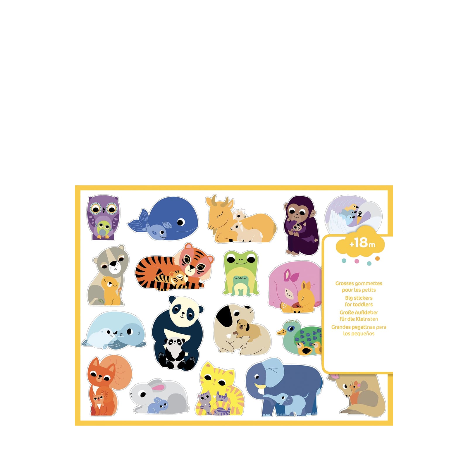 100 Coloured Stickers - Mums and Babies