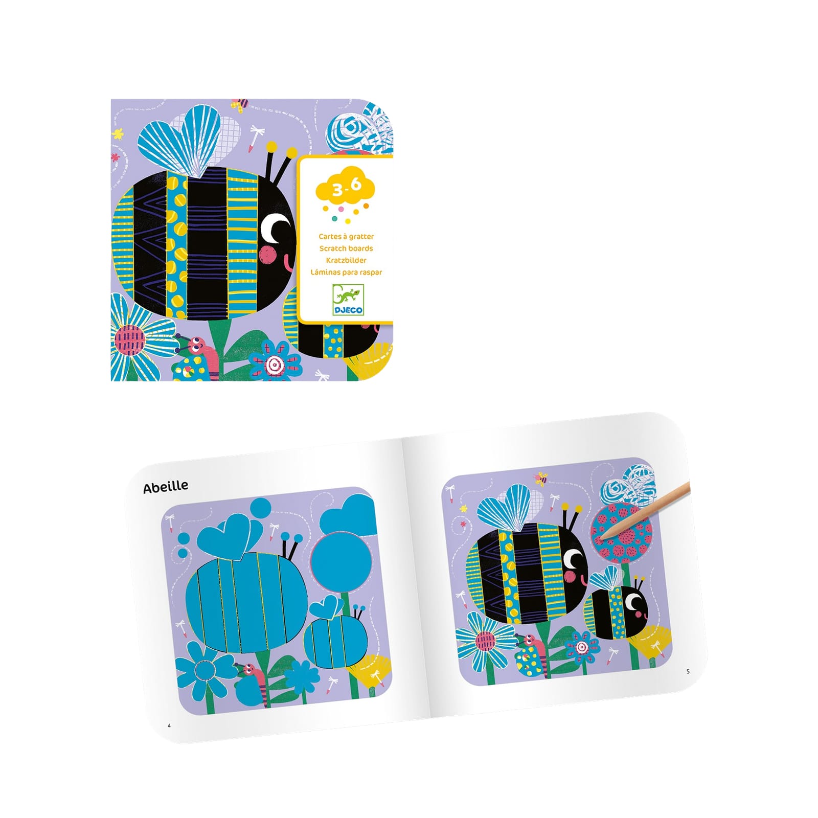 Colour Scratch Boards - Bugs