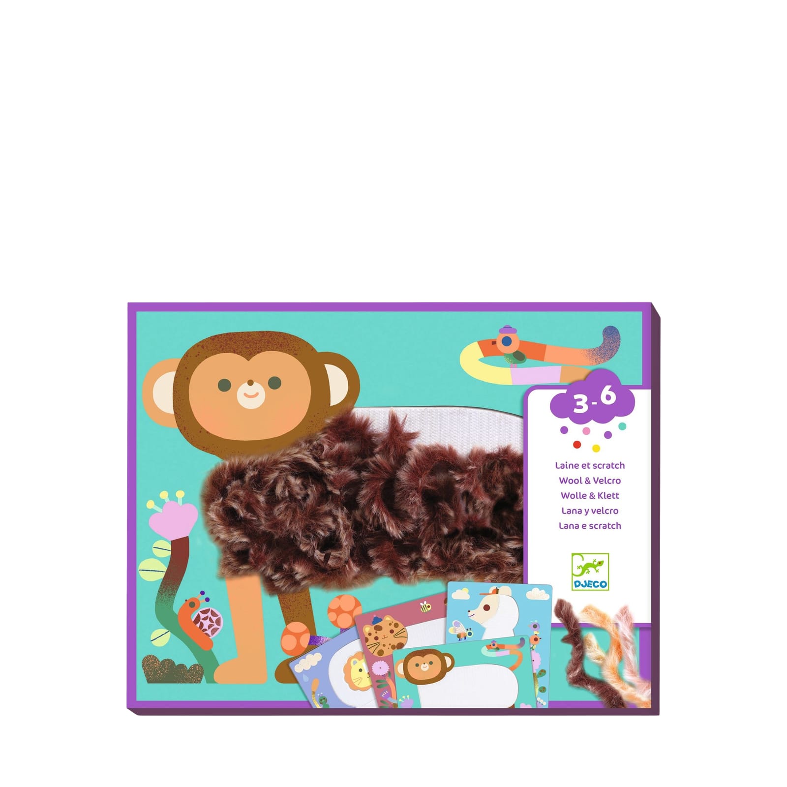 Wool and Velcro Craft Set - Fluffy Friends