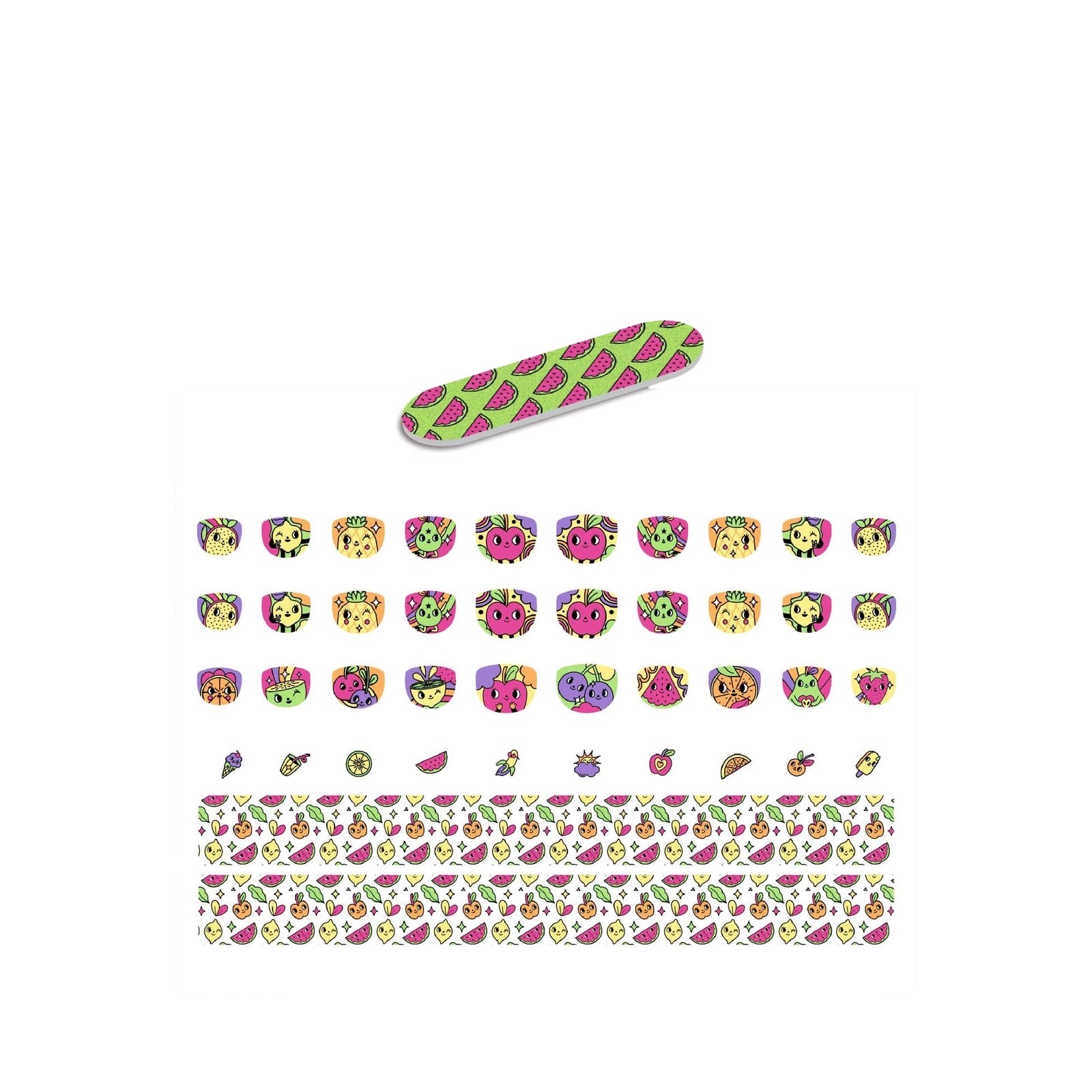 120 Nail Stickers - Boost Fruits