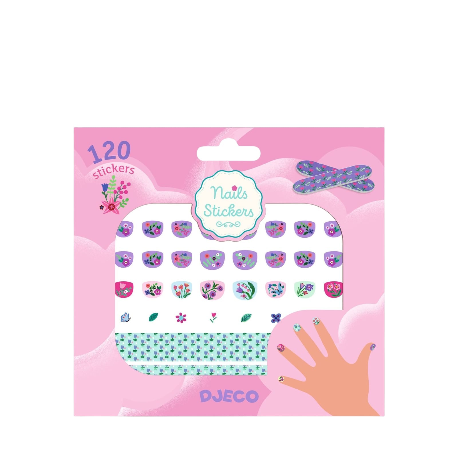 120 Nail Stickers - Small Flowers