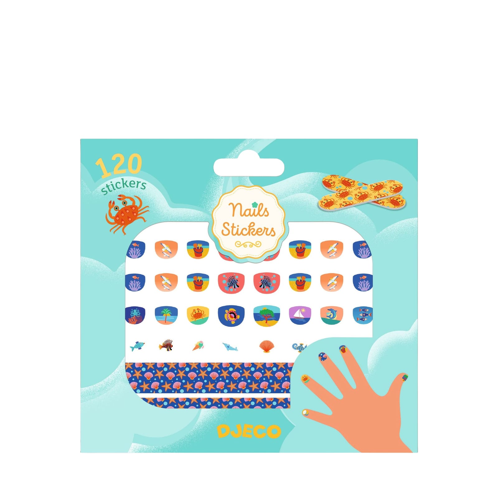 120 Nail Stickers - Mediterranean