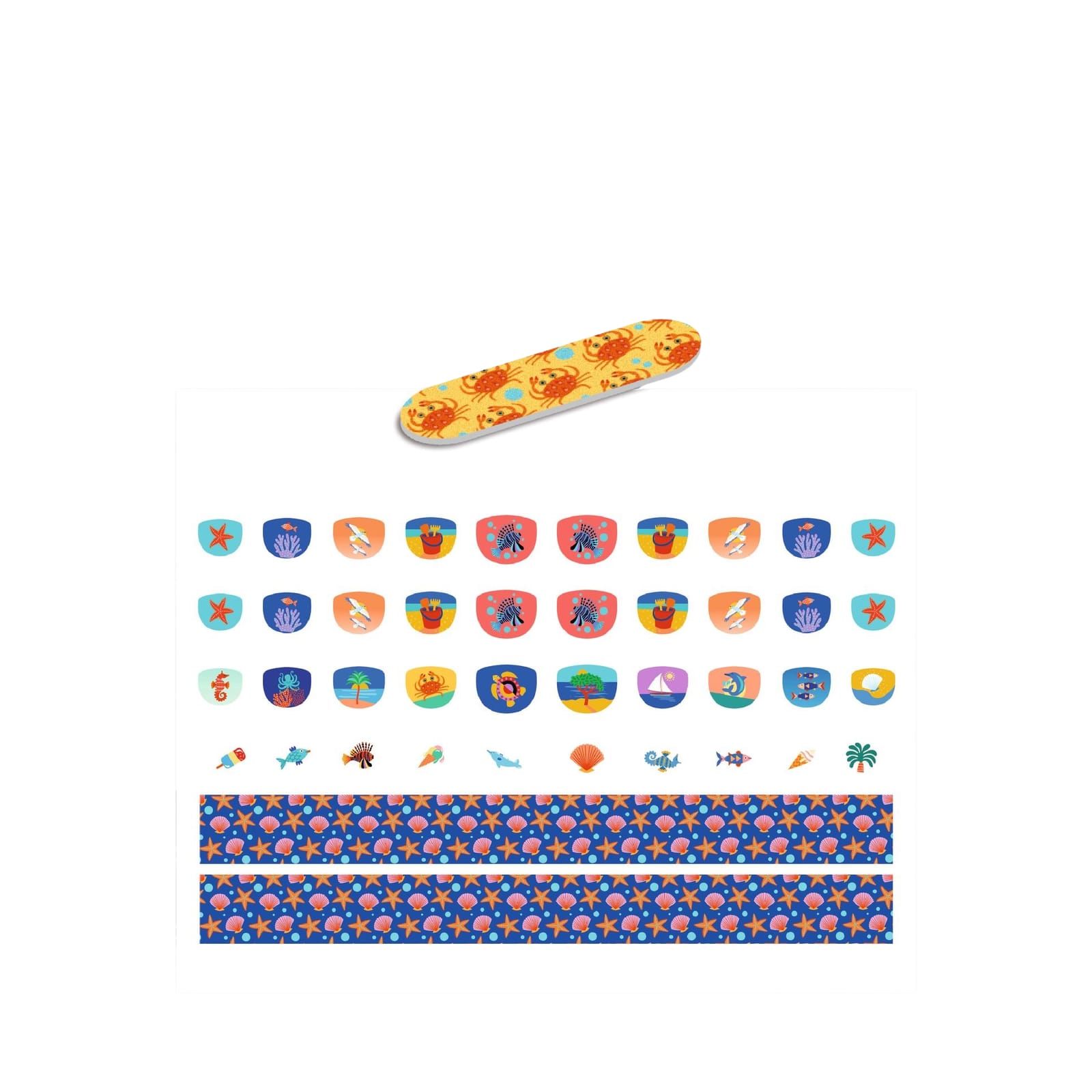 120 Nail Stickers - Mediterranean