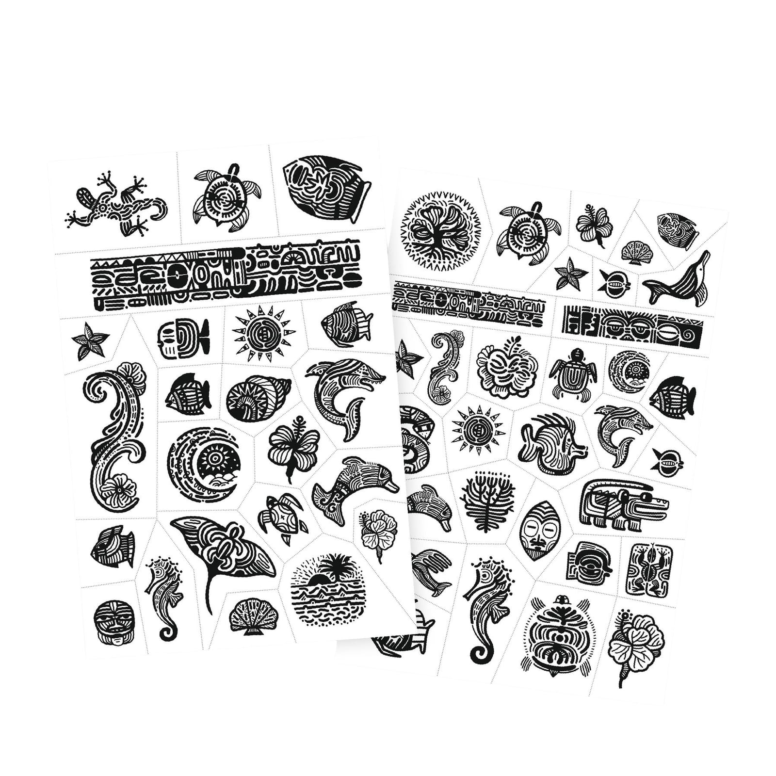 50 Temporary Tattoos - Polynesia