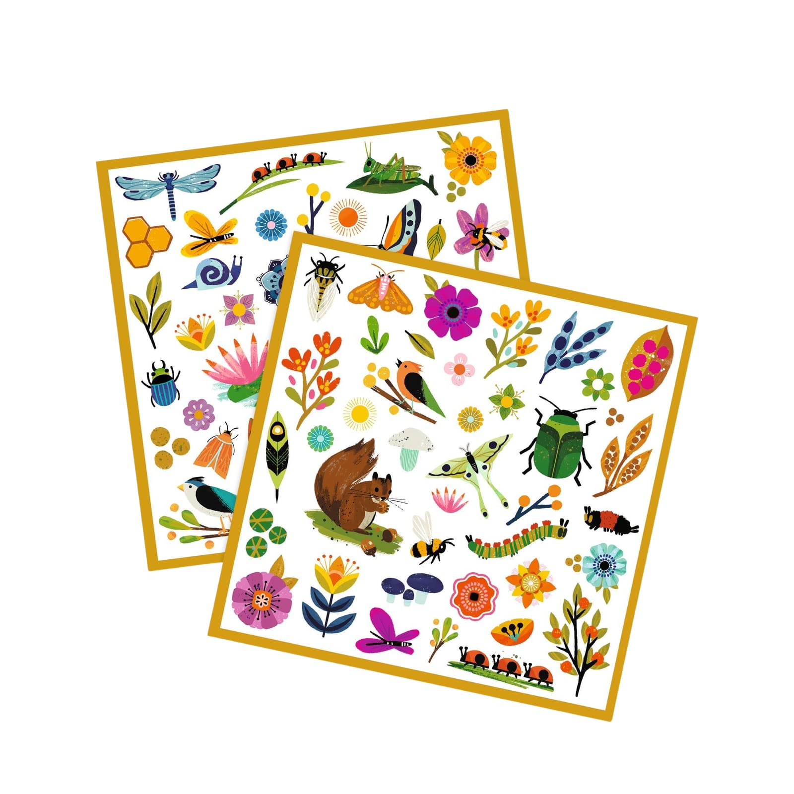160 Stickers On Sheets - Garden