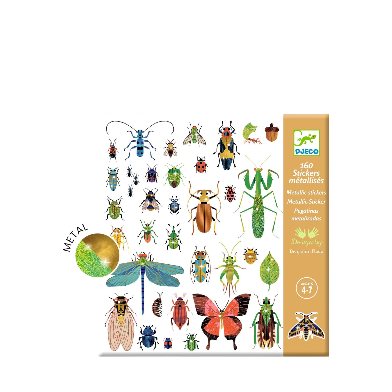 160 Stickers On Sheets - Monsters