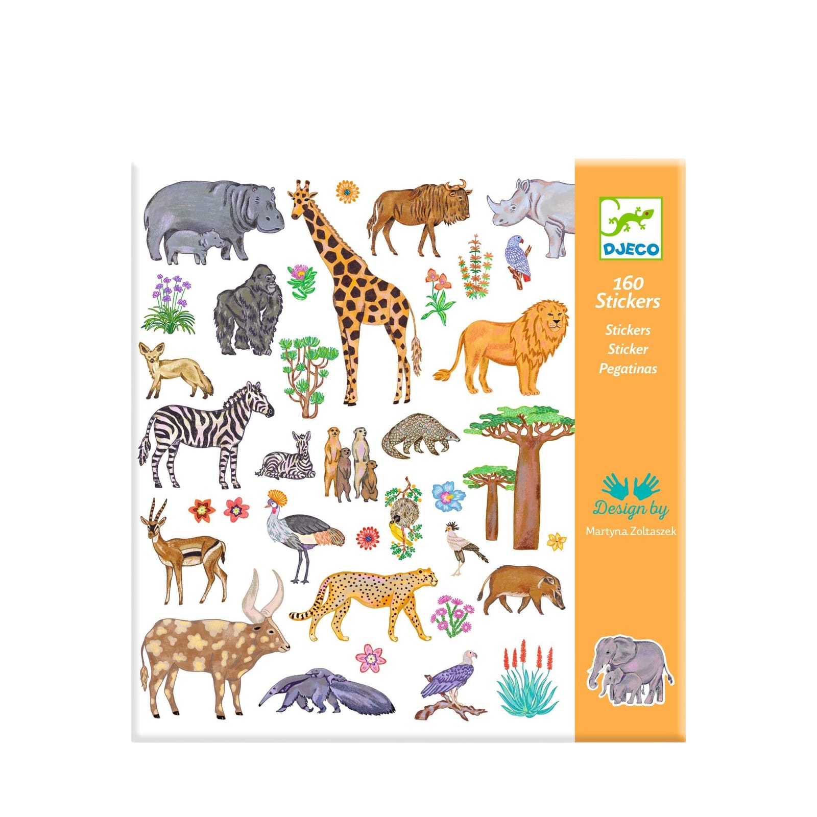 160 Stickers On Sheets - Kenya