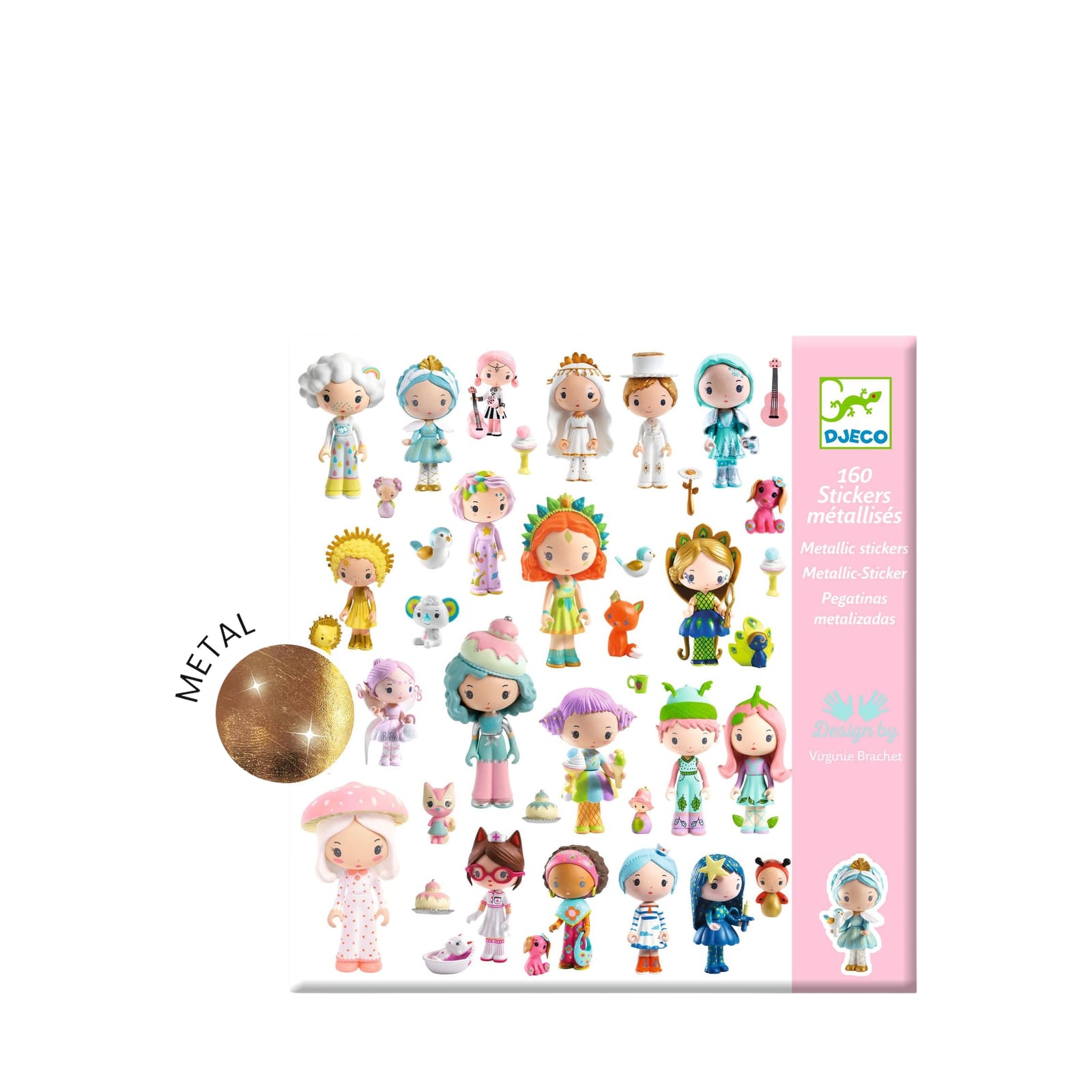 160 Stickers On Sheets - Tinyly World