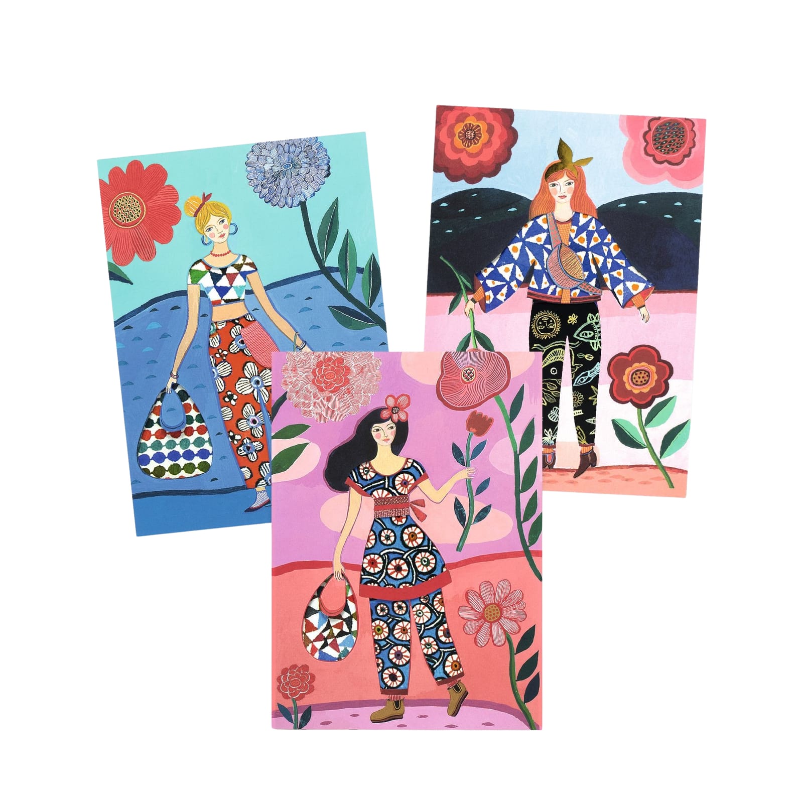 Paper Collage Craft Set - Fashion Models