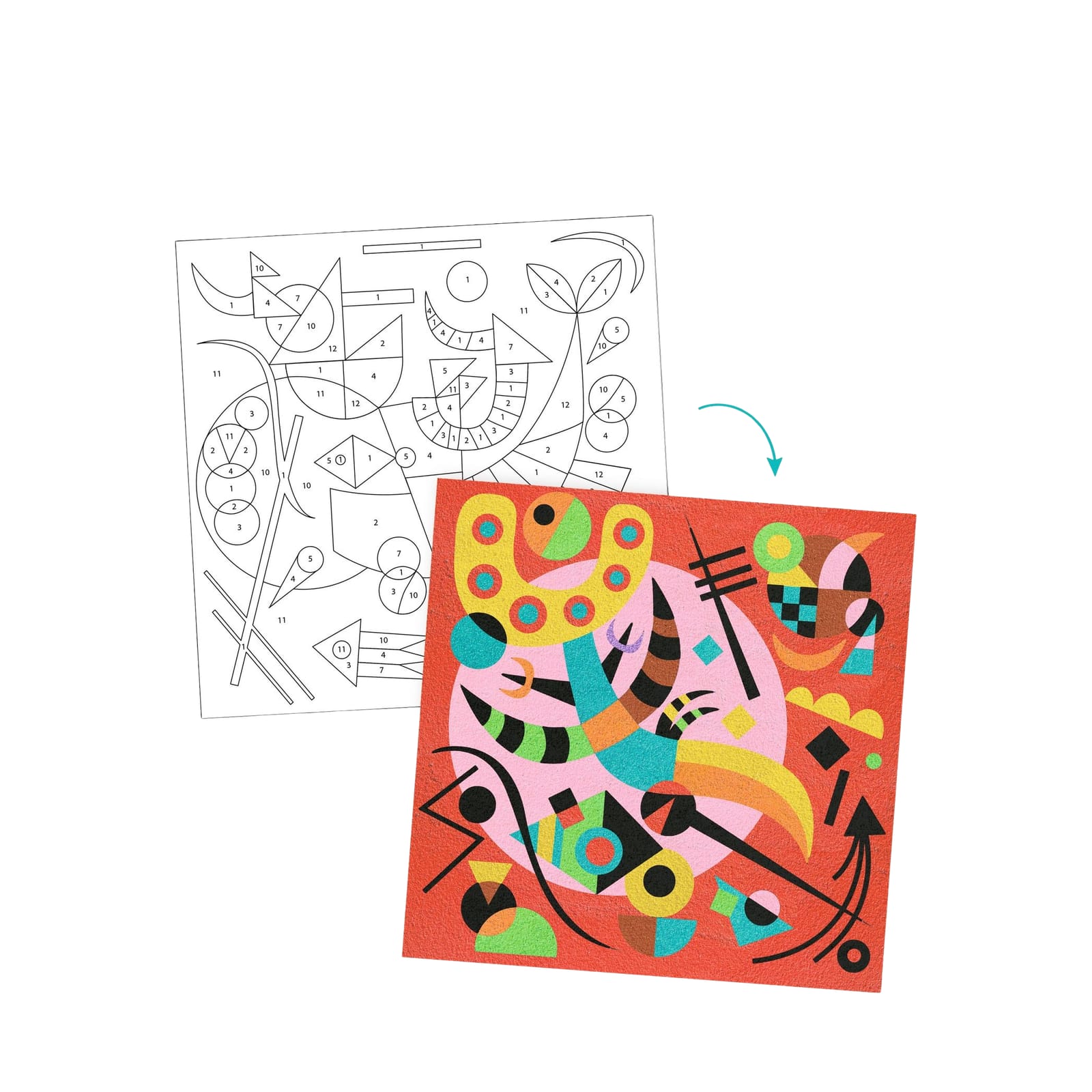 Glitter Craft Set - Abstract Art