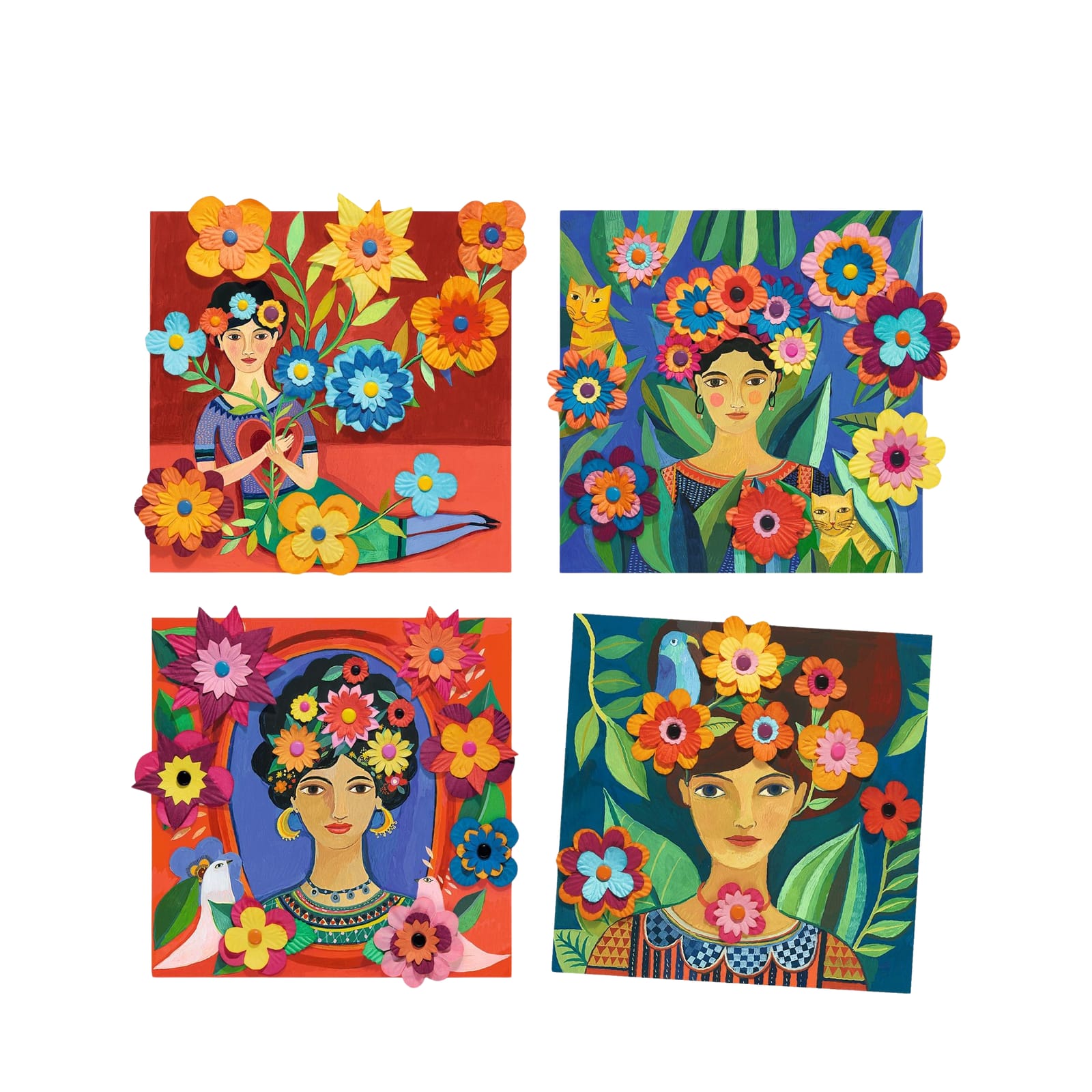3D Paper Craft Set - Coyoacan