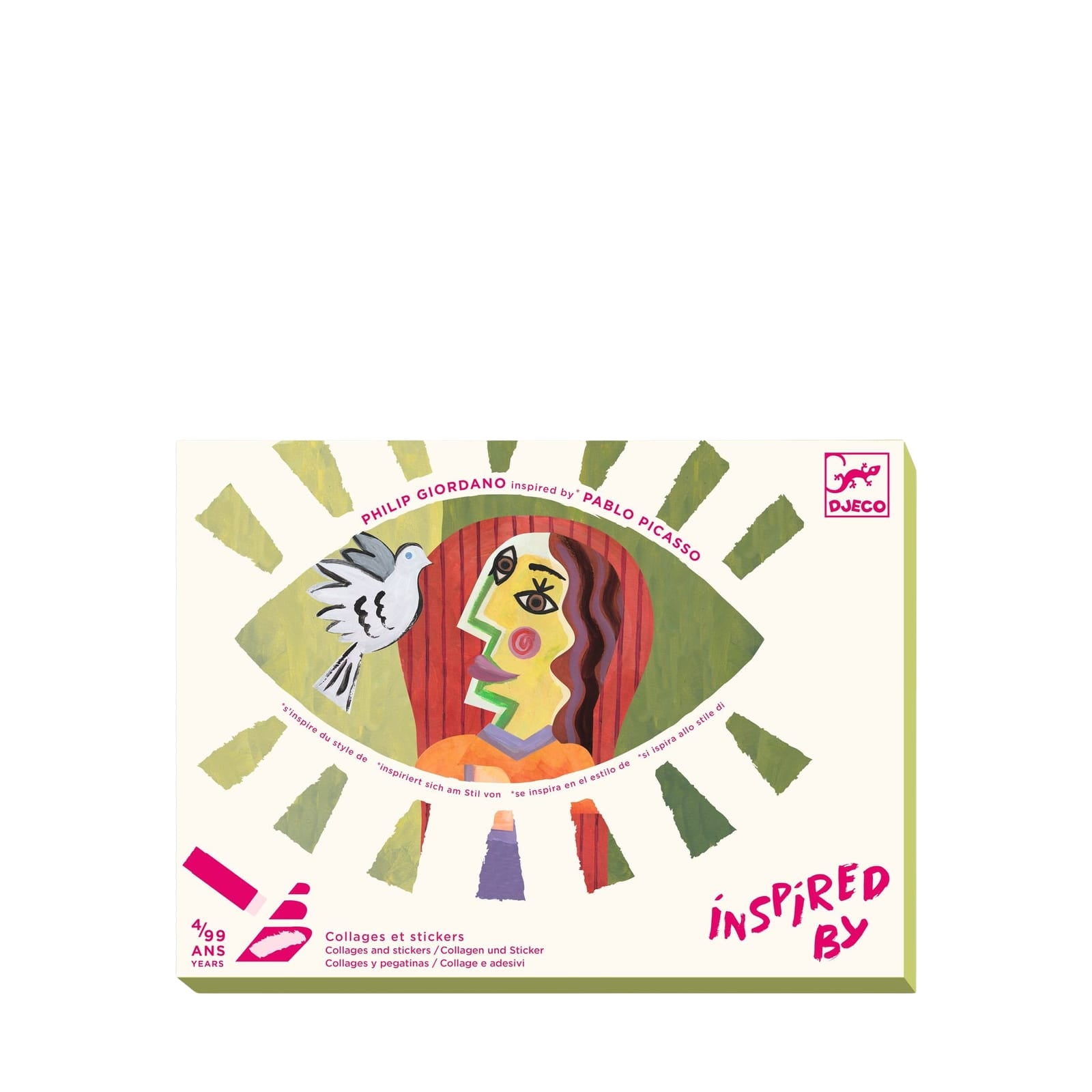 Paper Collage Craft Set - Square Head