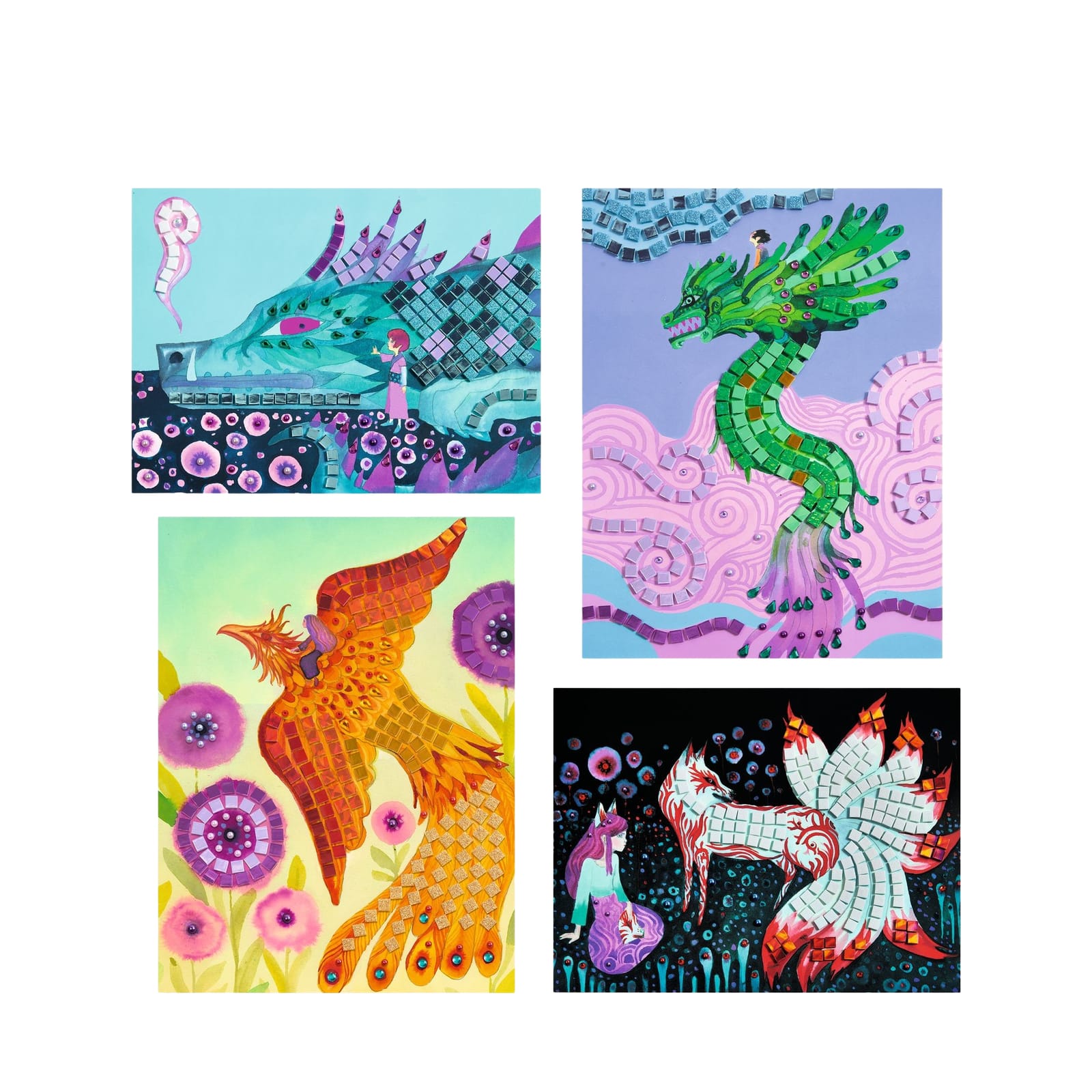 Mosaic Craft Set - Mythical Creatures