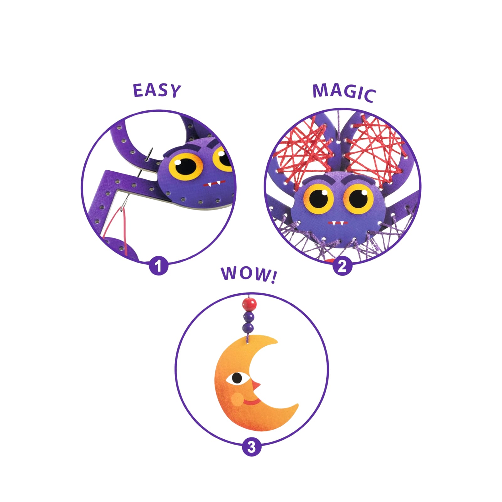Artistic String Craft Set - Night Time