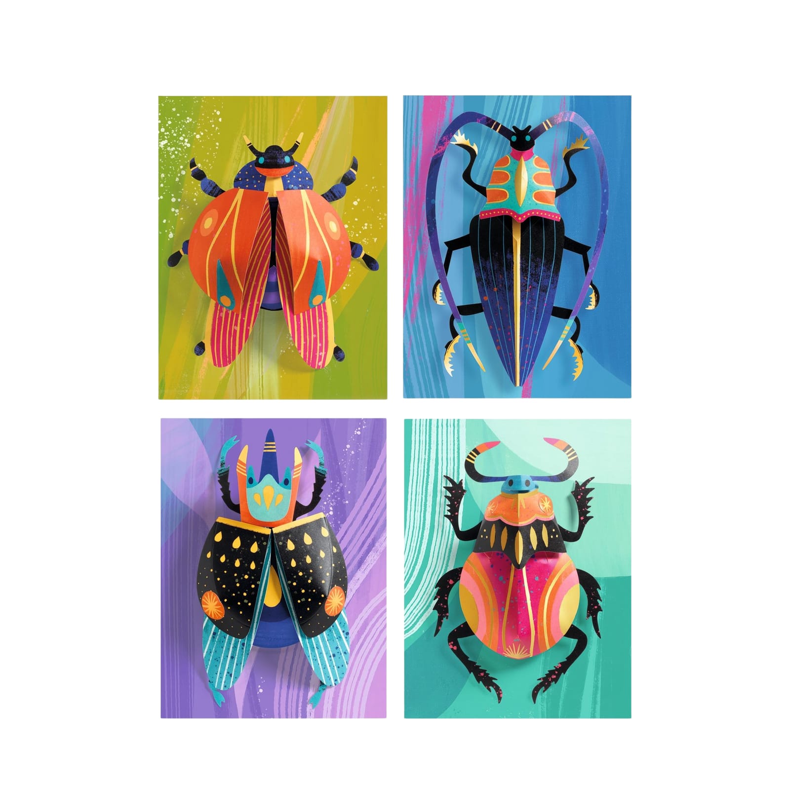 3D Paper Craft Set - Bugs