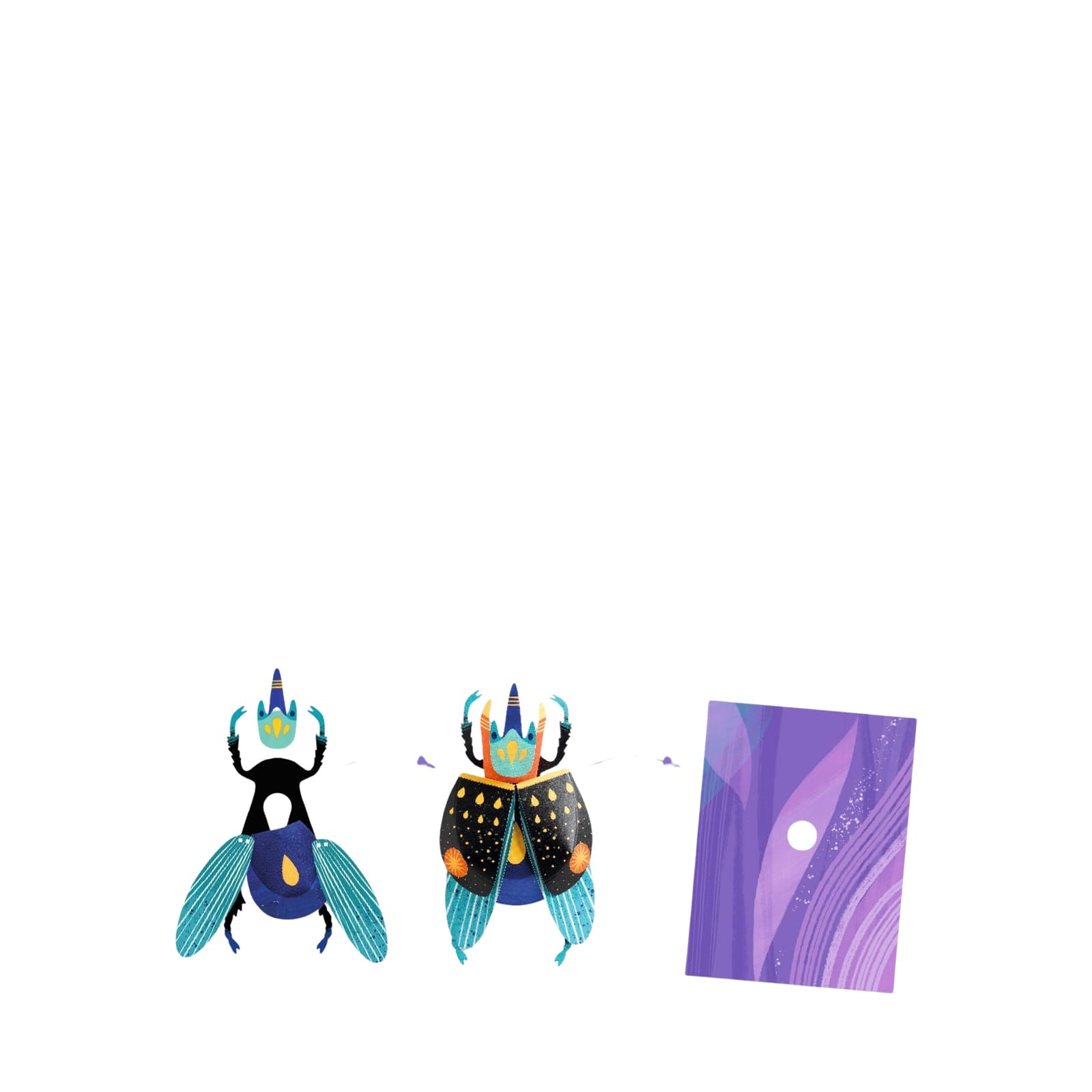 3D Paper Craft Set - Bugs
