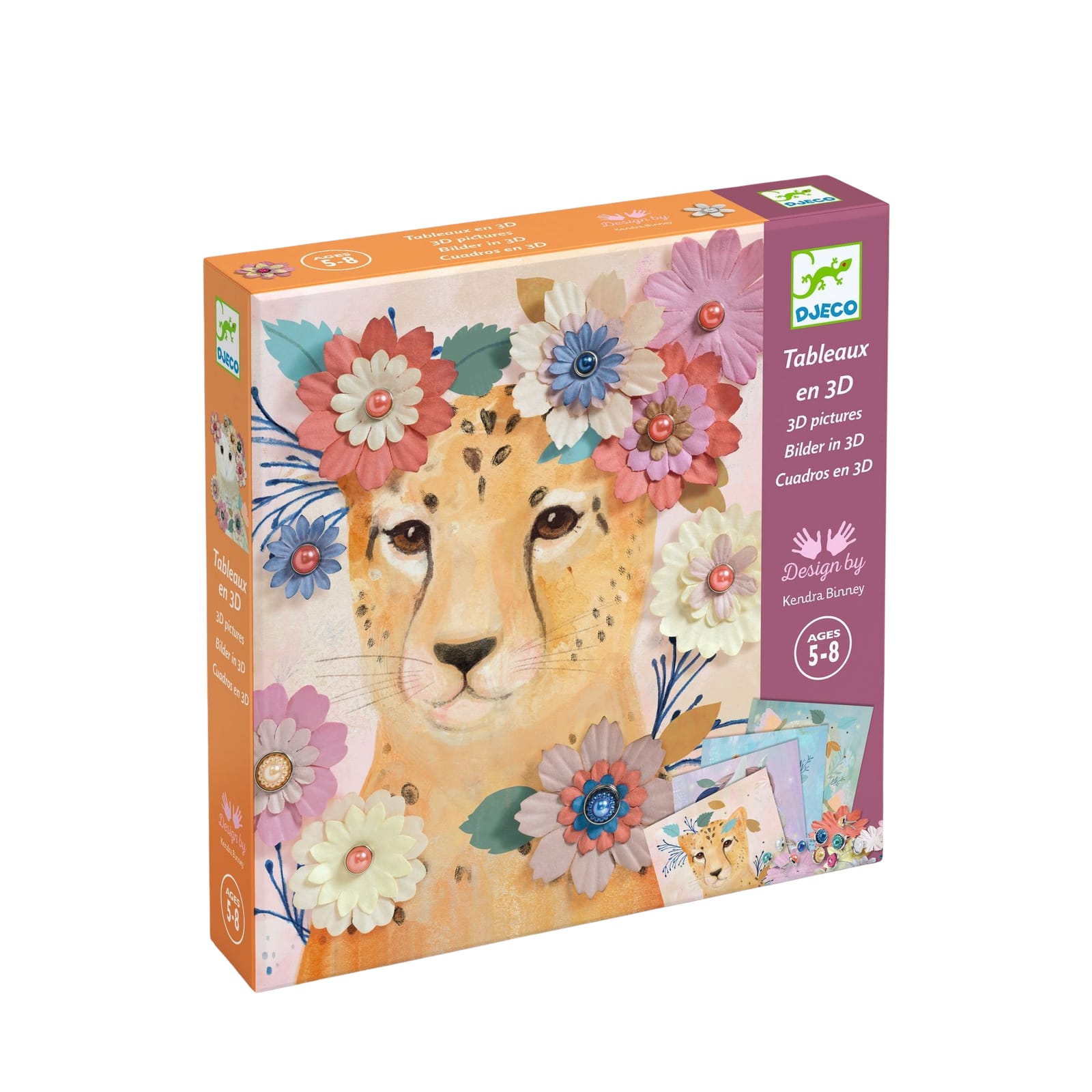 Floral Pin Craft Set - Animals